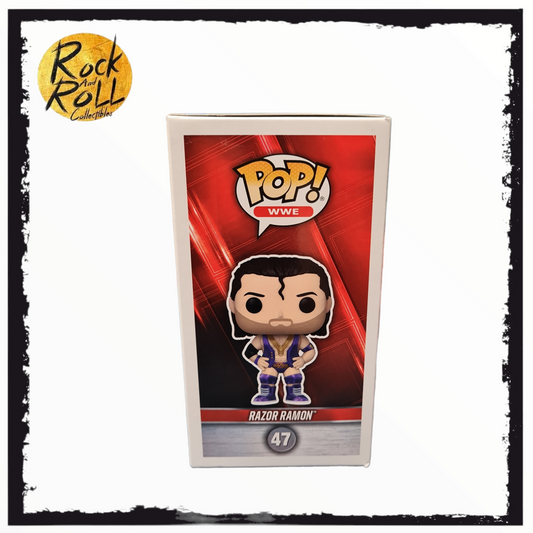 Box Damage - WWE Metallic Razor Ramon Gamestop Exclusive Funko Pop! Vinyl