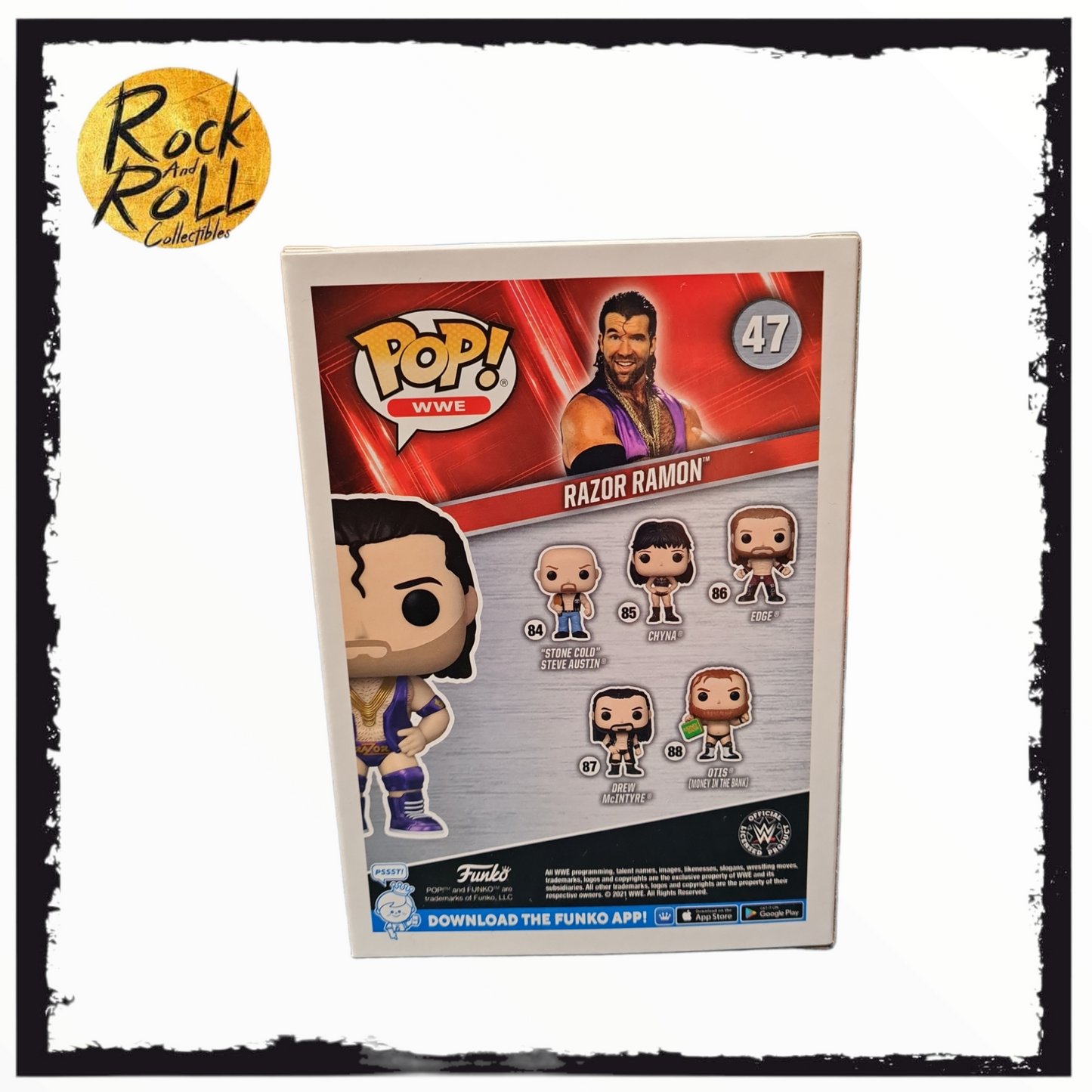 Box Damage - WWE Metallic Razor Ramon Gamestop Exclusive Funko Pop! Vinyl