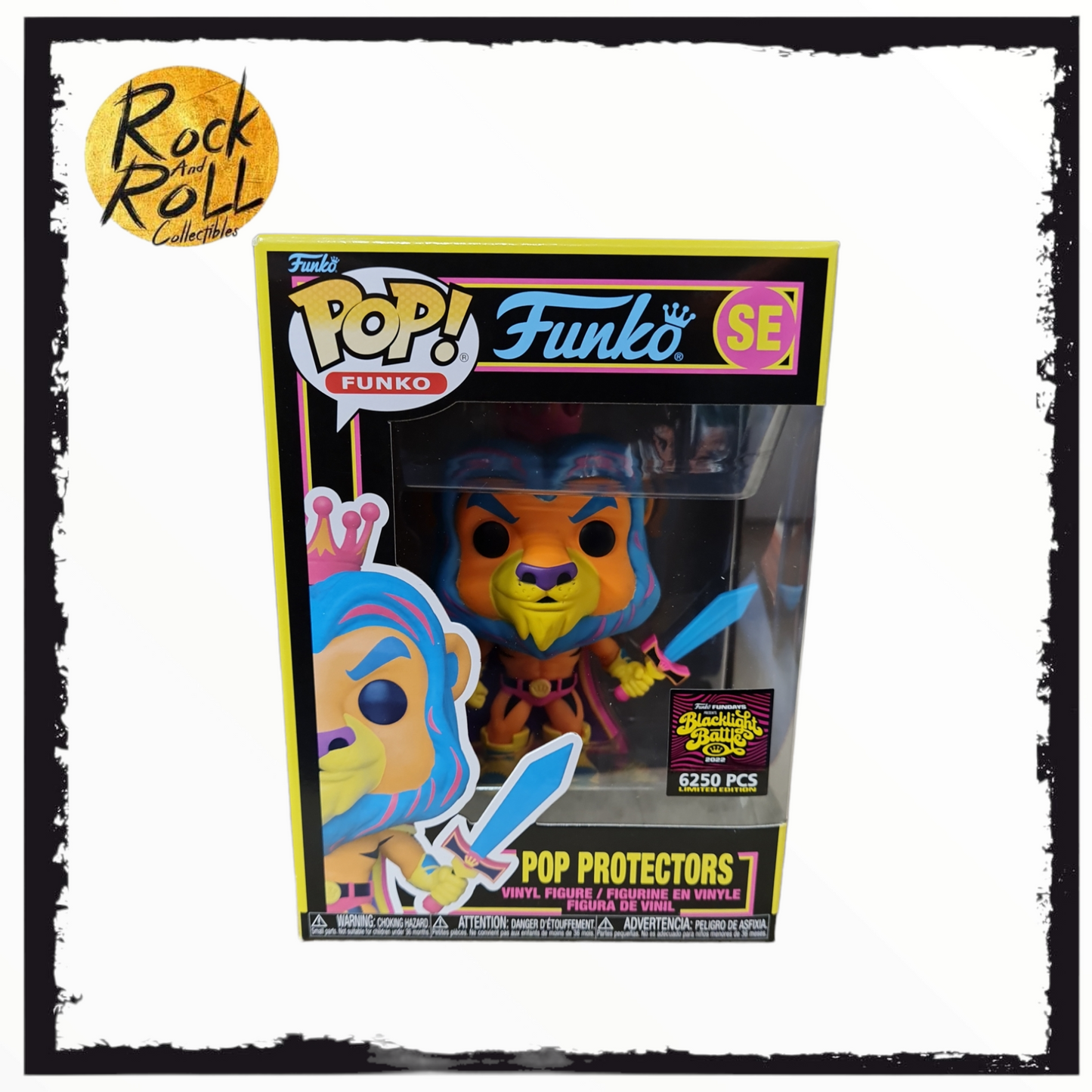 Funko Fundays Blacklight Battle Pop Protectors - 2022 Funko Fundays 6250 pcs