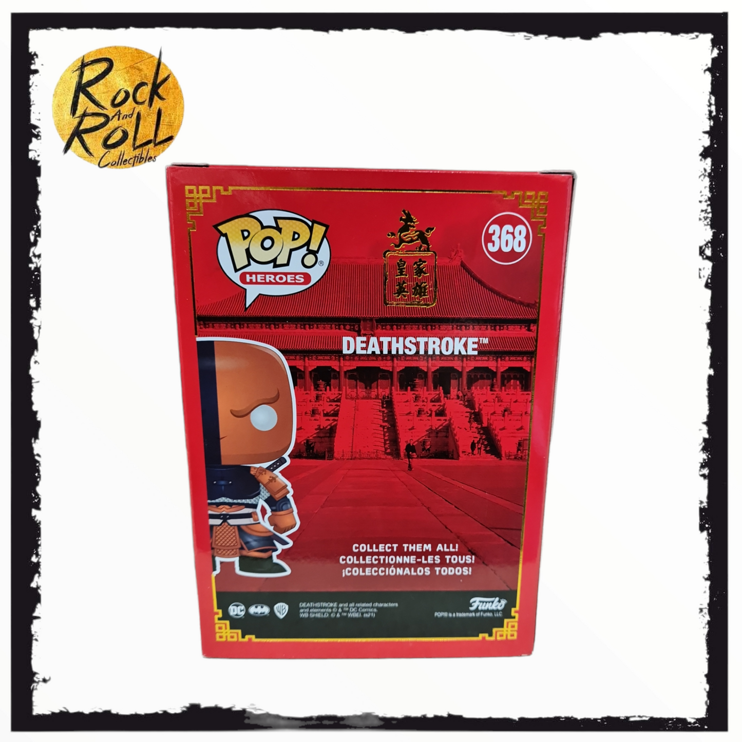 DC - Deathstroke Metallic Funko Pop! Vinyl #368 2021 Summer Convention.