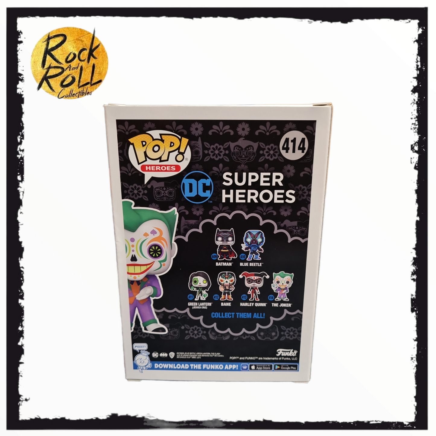 DC - The Joker Funko Pop! Vinyl #414 Amazon Exclusive Glow In The Dark