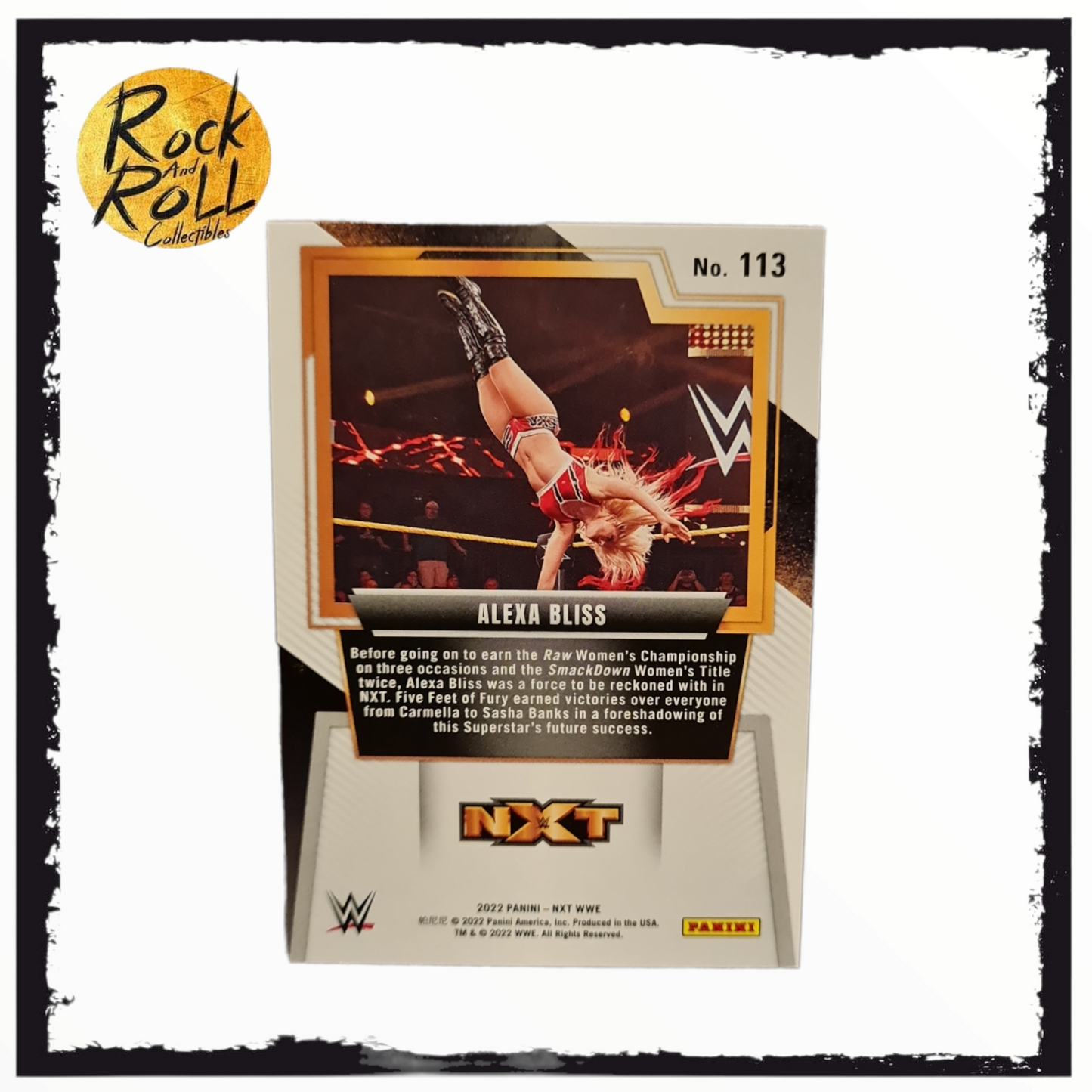WWE NXT Alexa Bliss Trading Card #113 Limited 71/99
