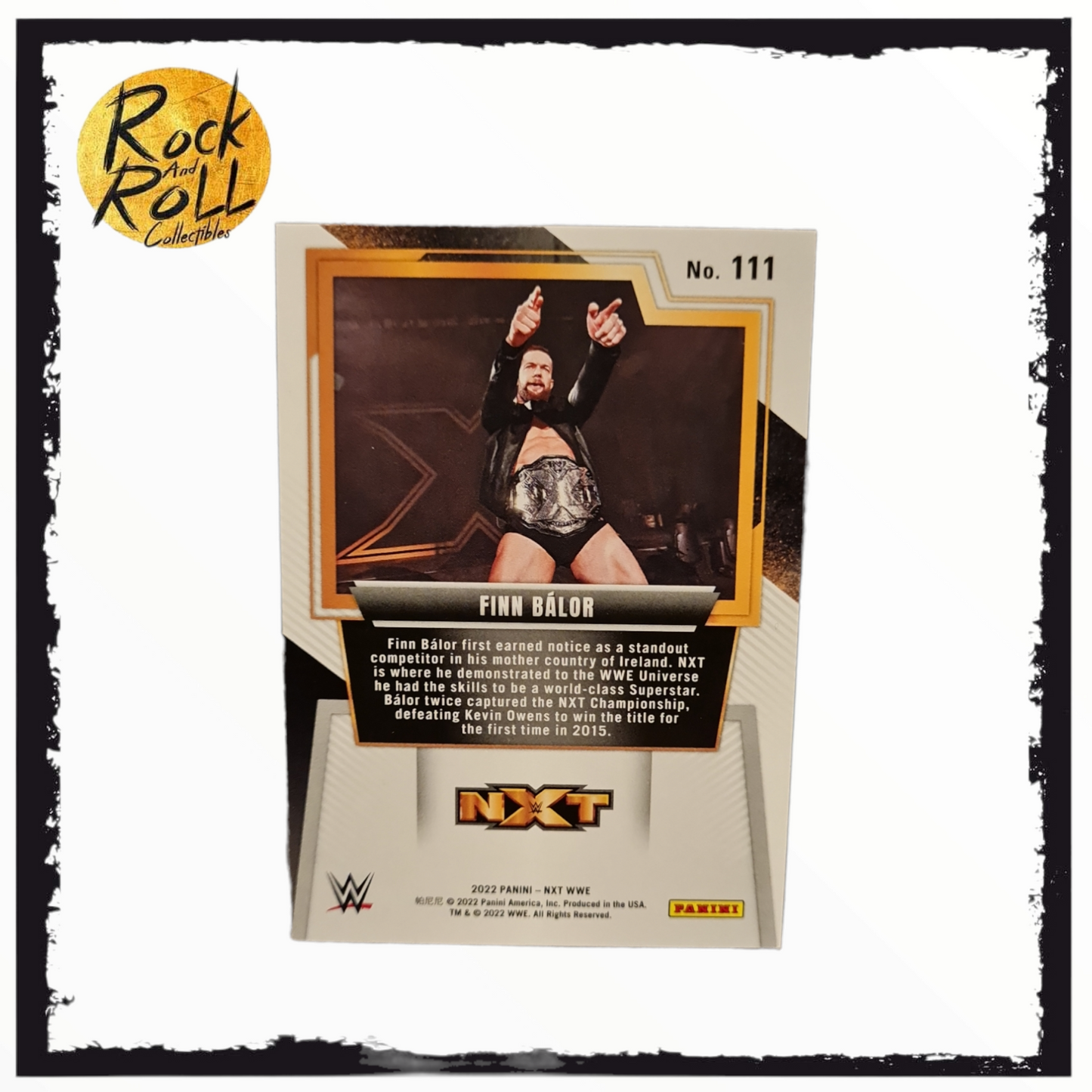 WWE NXT 2022 Panini - Finn Balor Blue No.111 - Limited 117/149