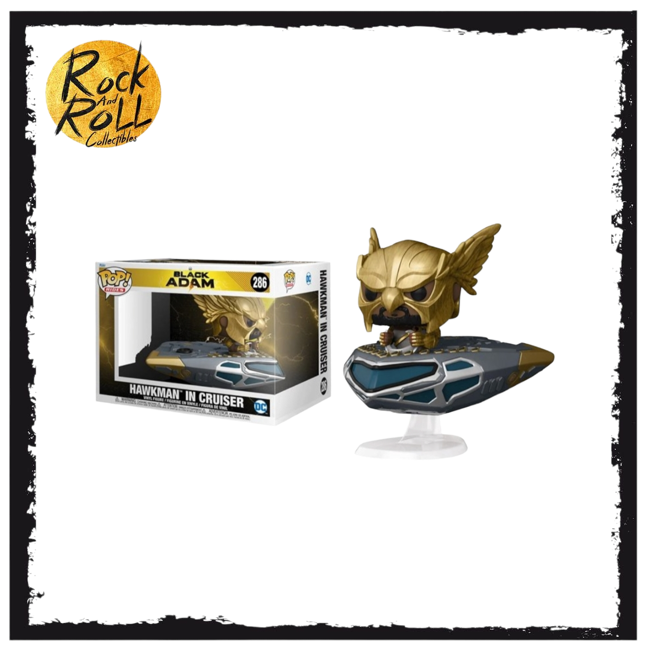Black Adam - Hawkman in Cruiser #286 Pop! Ride