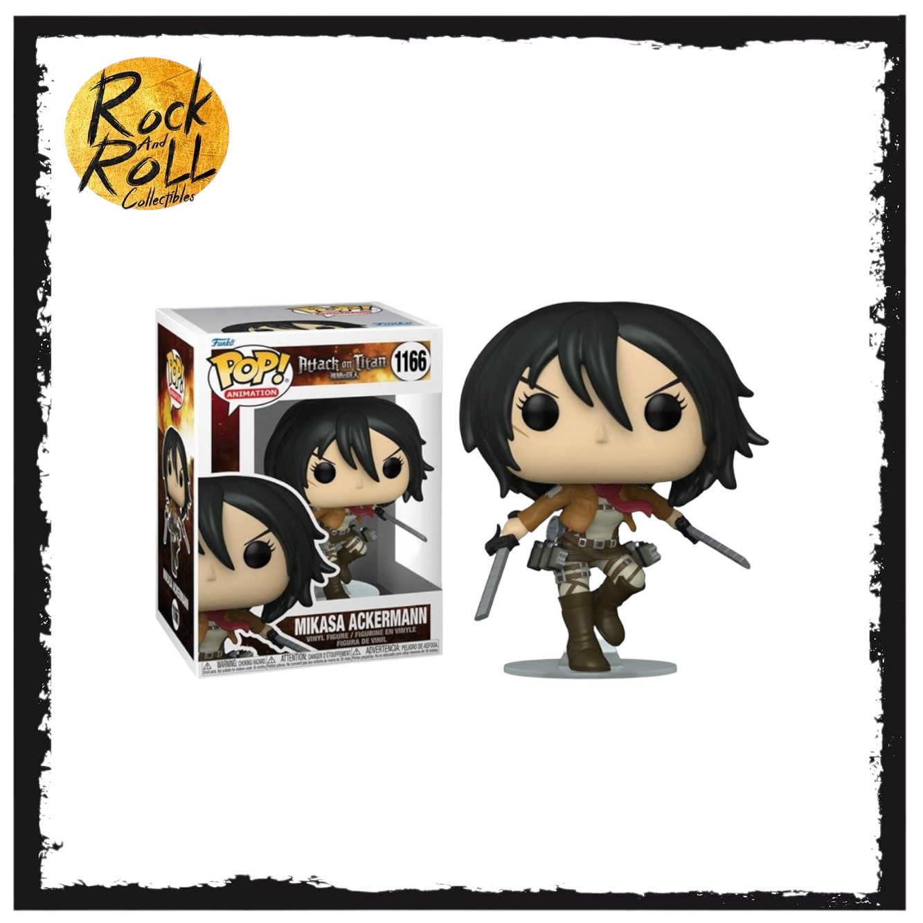 Attack on Titan - Mikasa Ackermann Funko Pop #1166