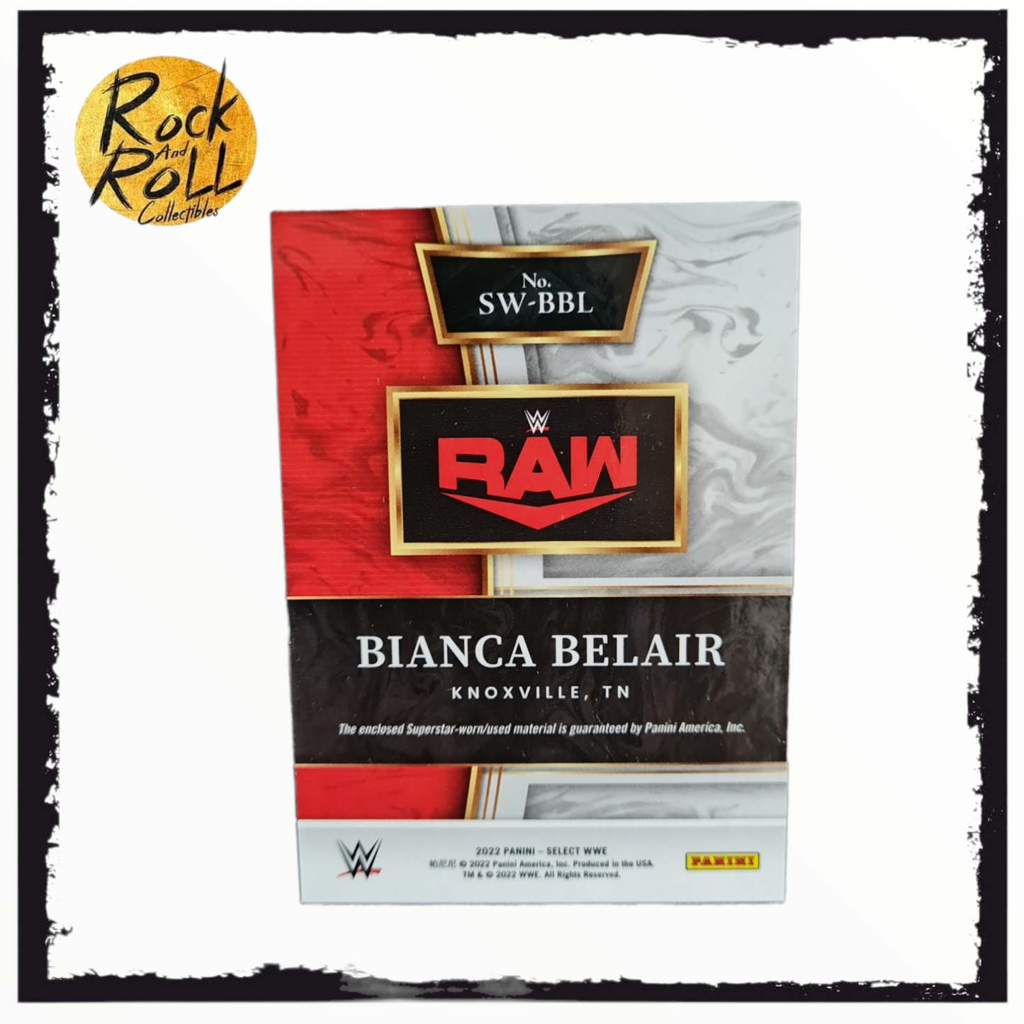 Bianca Belair 2022 Select WWE Selective Swatches Relic Memorabilia