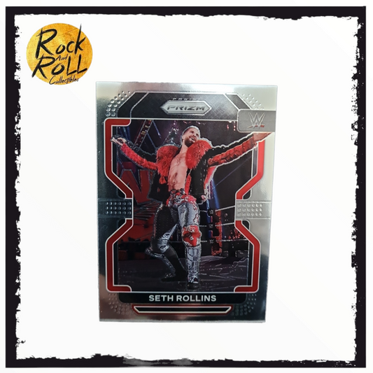 2022 Panini Prizm WWE Seth Rollins Base #111 Silver Prizm