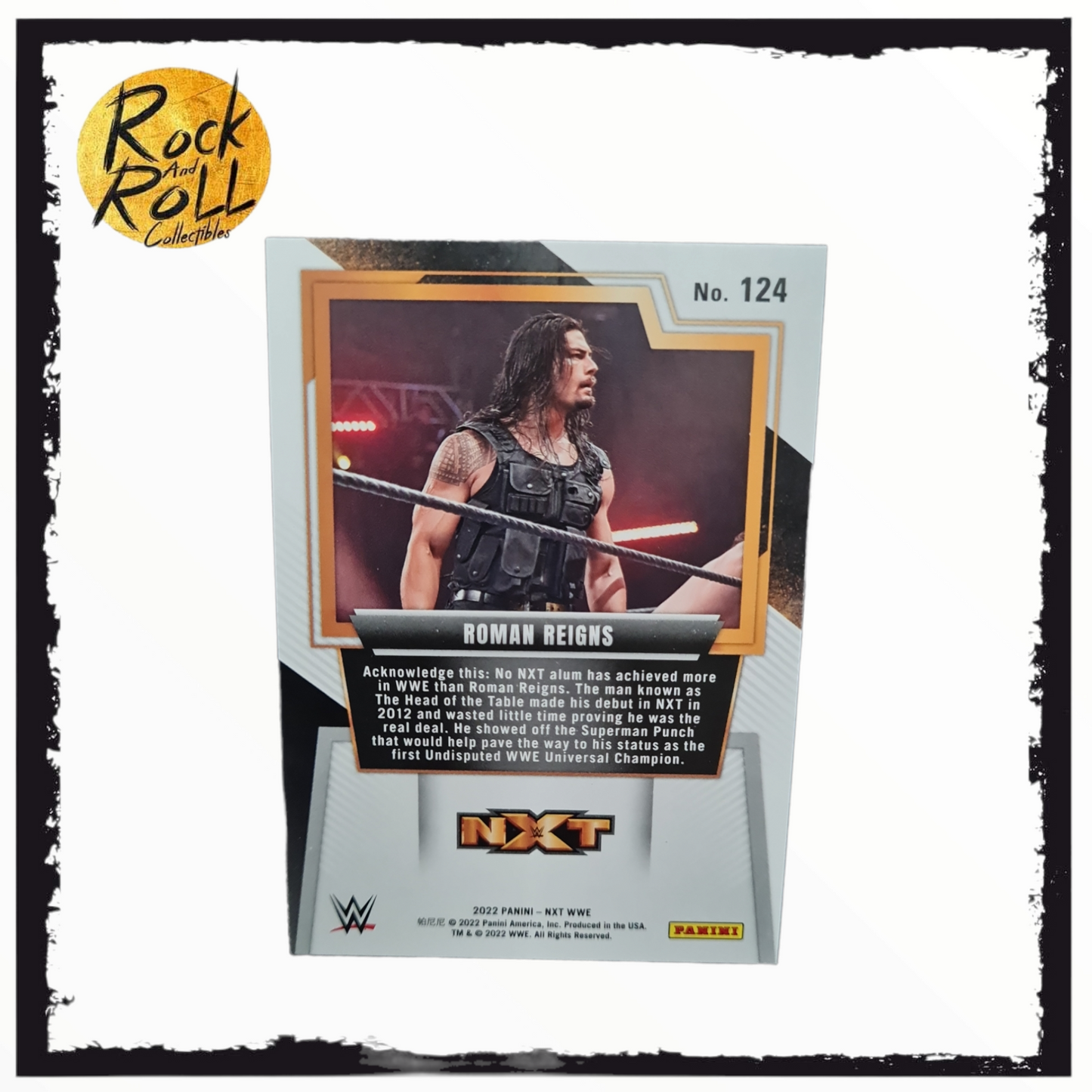 Roman Reigns 2022 Panini NXT 2.0 Alumni Card #124