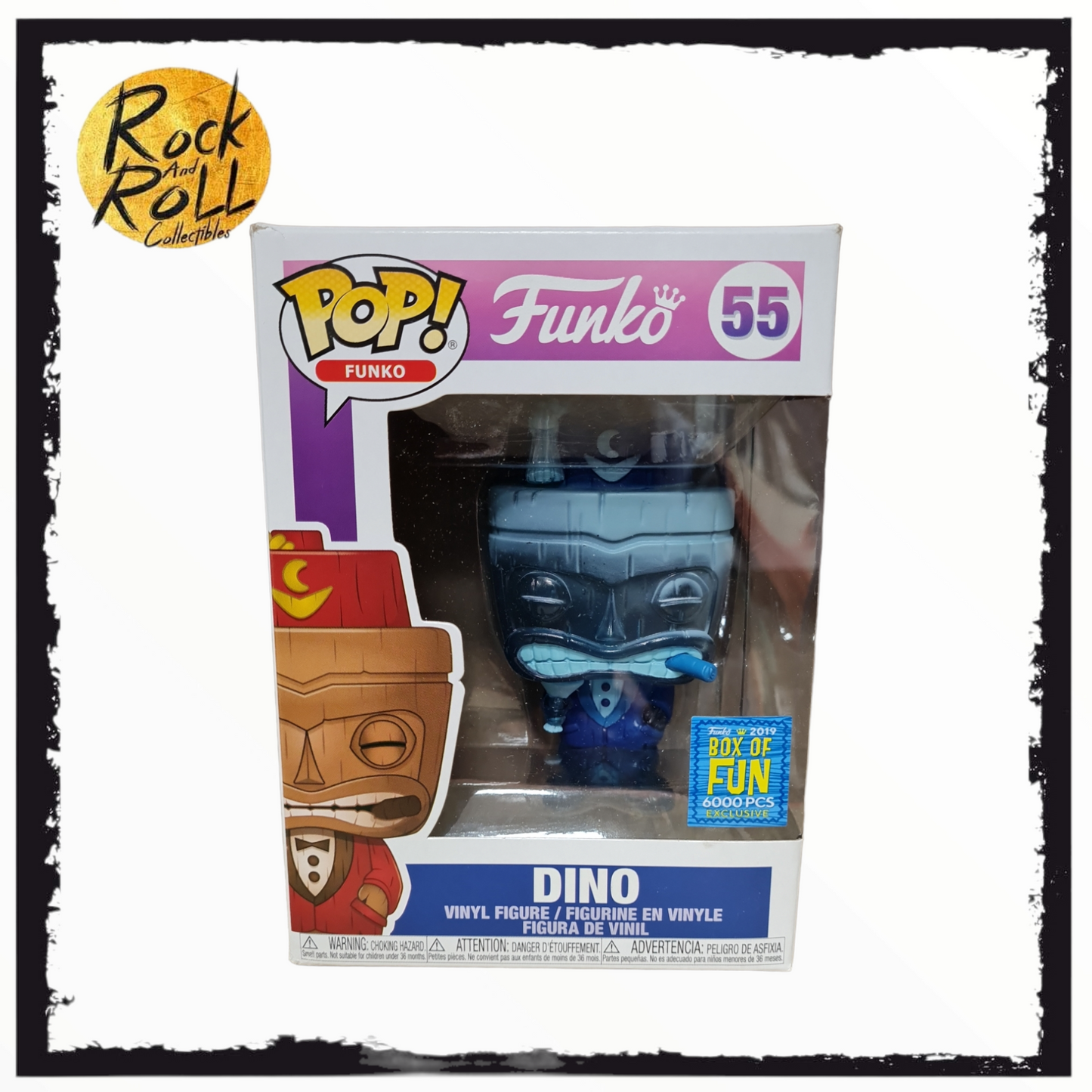 Funko Box Of Fun 2019 - Dino (Blue) Funko Pop! #55 6000pcs *Box Damage*