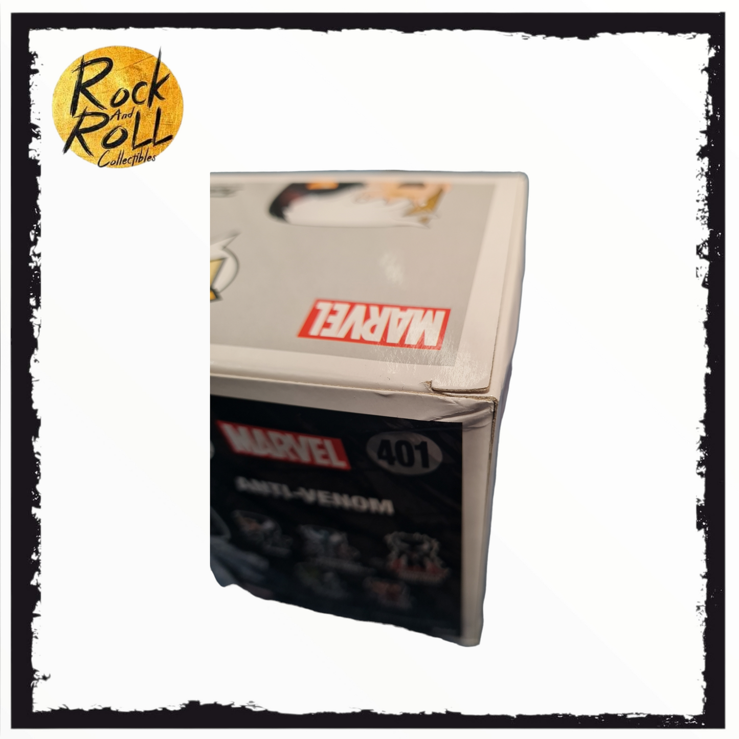 Box Damage - Venom - Anti-Venom Glow In The Dark Funko Pop! #402 Box Lunch Exclusive