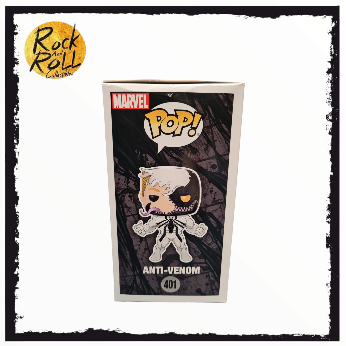 Box Damage - Venom - Anti-Venom Glow In The Dark Funko Pop! #402 Box Lunch Exclusive