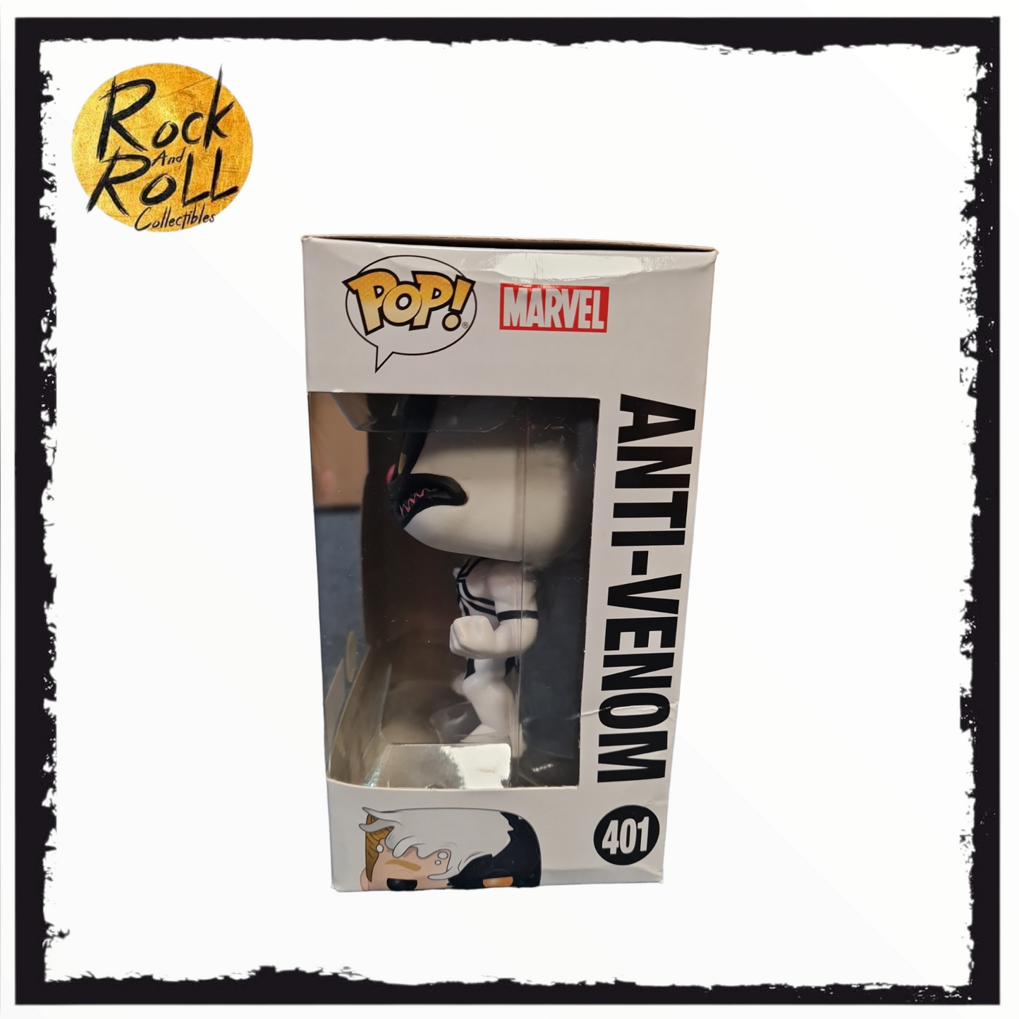 Box Damage - Venom - Anti-Venom Glow In The Dark Funko Pop! #402 Box Lunch Exclusive