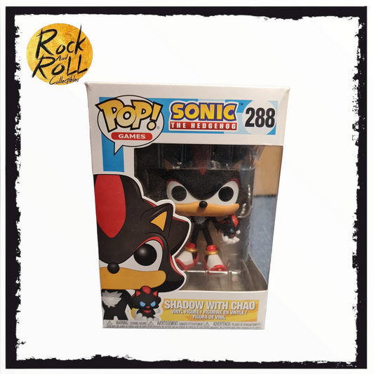 Sonic The Hedgehog - Shadow With Chad Funko Pop! #288 Condition 7/10