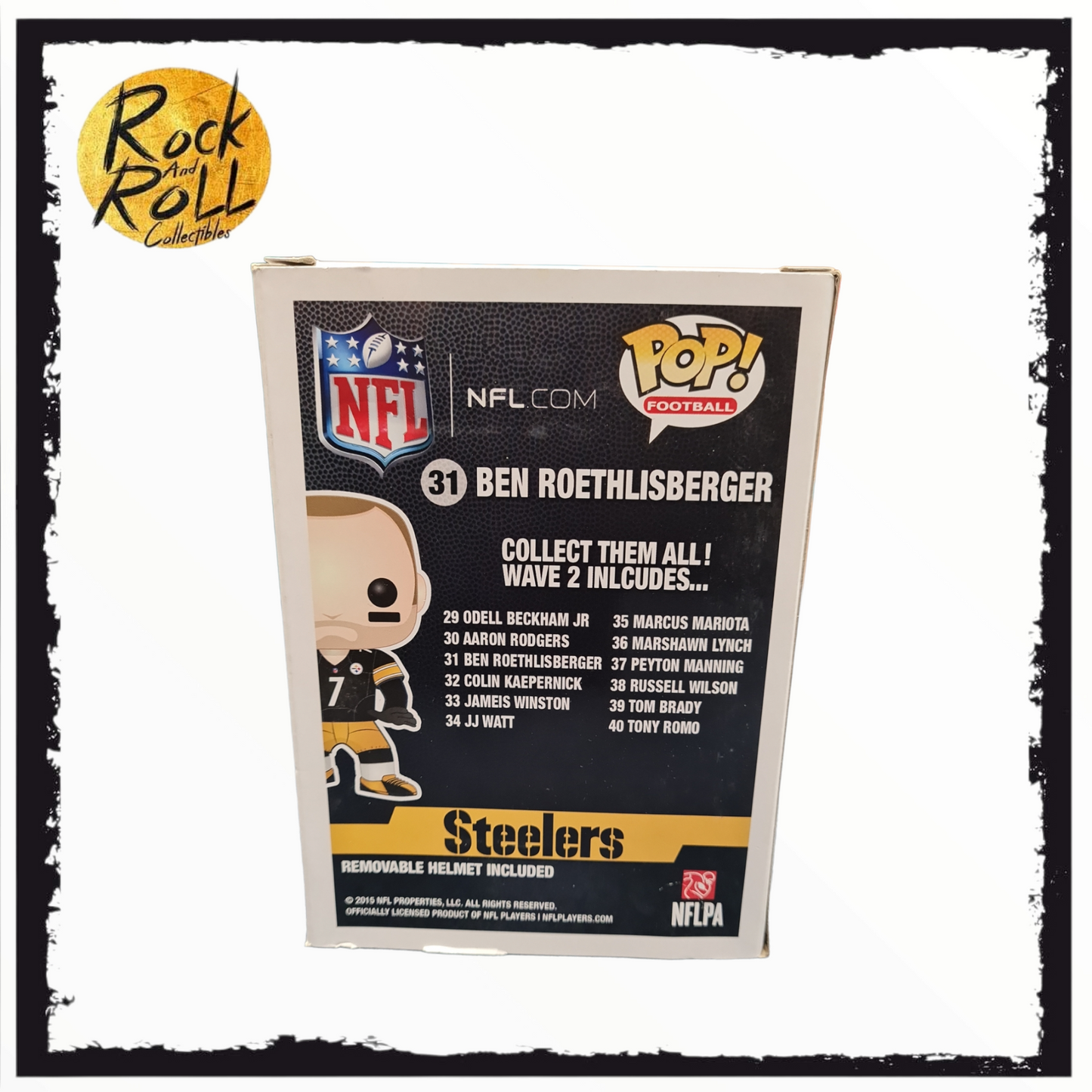 Steelers - Ben Roethlisberger Funko Pop! #31 *Box Damage*