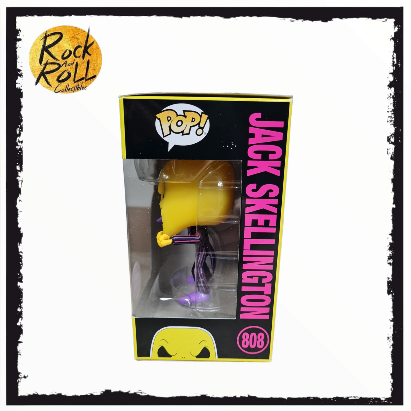 The Nightmare Before Christmas - Jack Skellington Blacklight Funko Pop! #808 Gamestop Exclusive