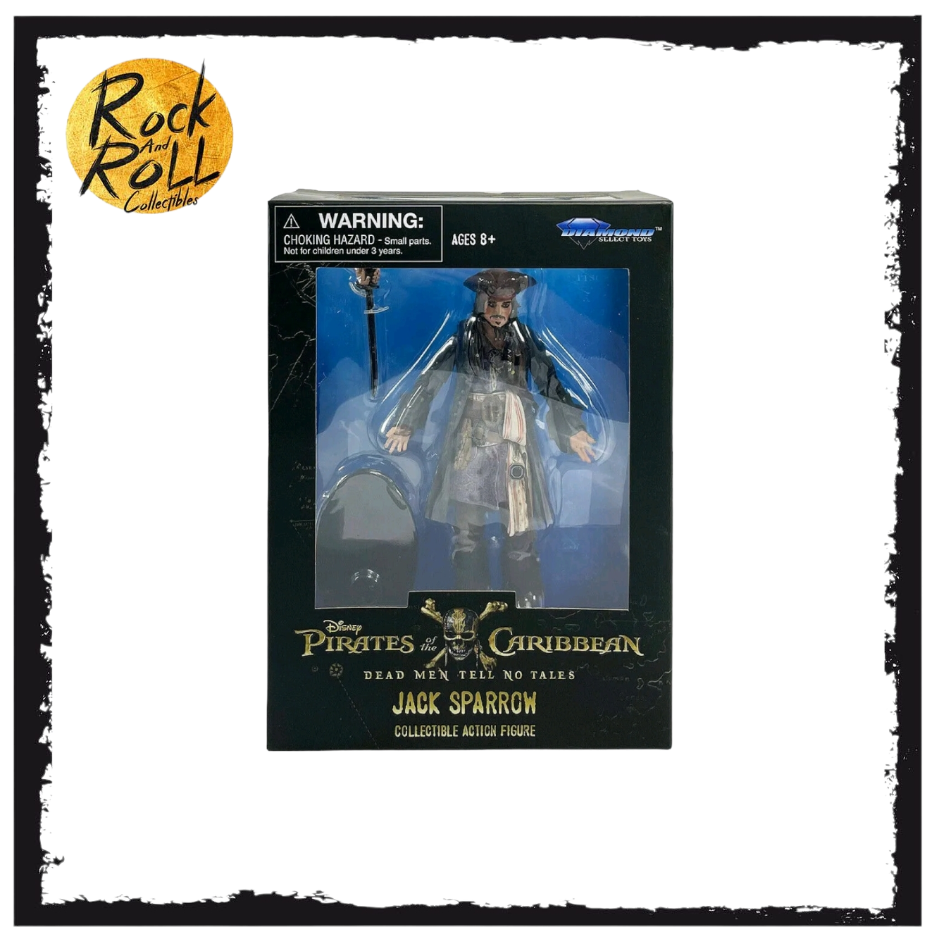 DIAMOND SELECT TOYS Pirates of The Caribbean: Dead Men Tell No Tales: Jack  Sparrow Collectible Action Figure