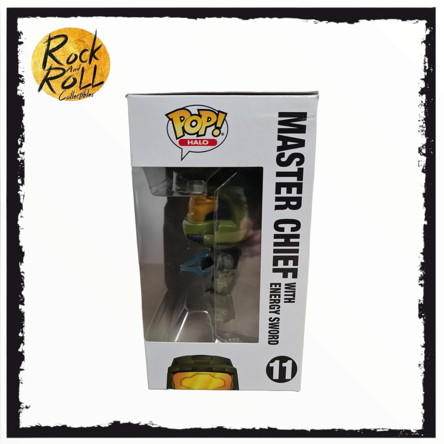 Halo - Master Chief w/Energy Sword Funko Pop! #11 *Box Damage*