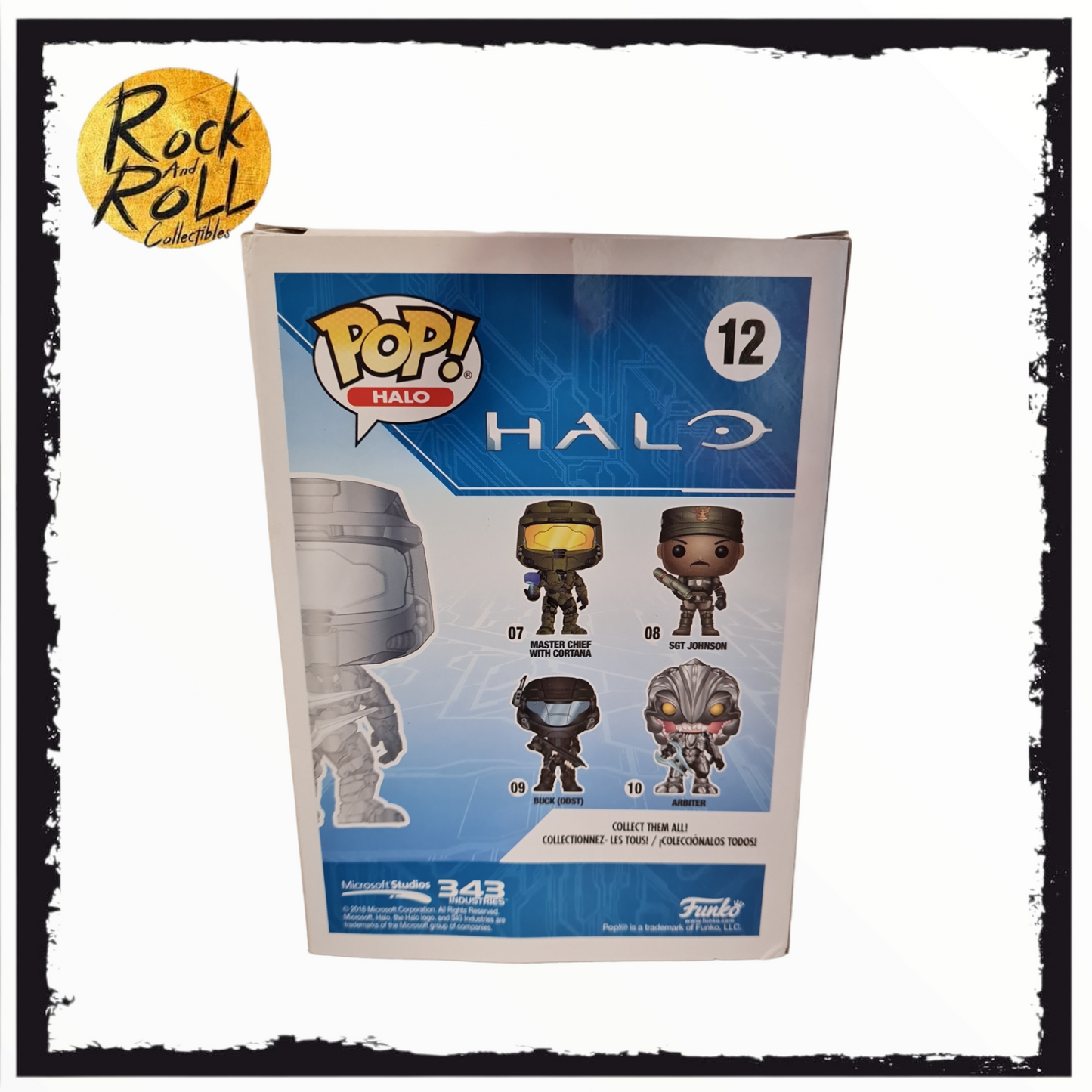 Halo - Master Chief w/Active Cameo Funko Pop! #12 *Box Damage*