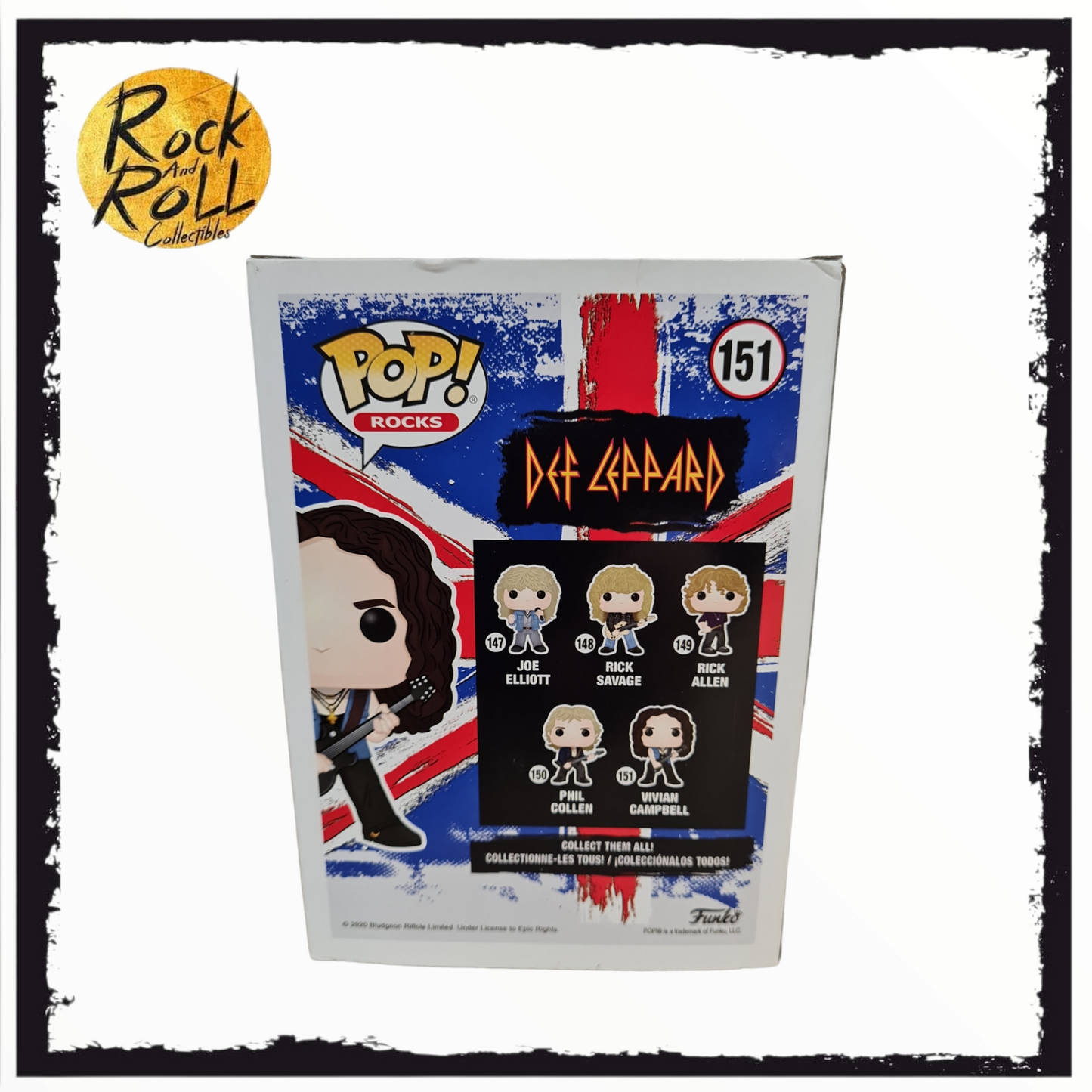 Def Leppard - Vivian Campbell Funko Pop! Rocks #151 Condition 8/10