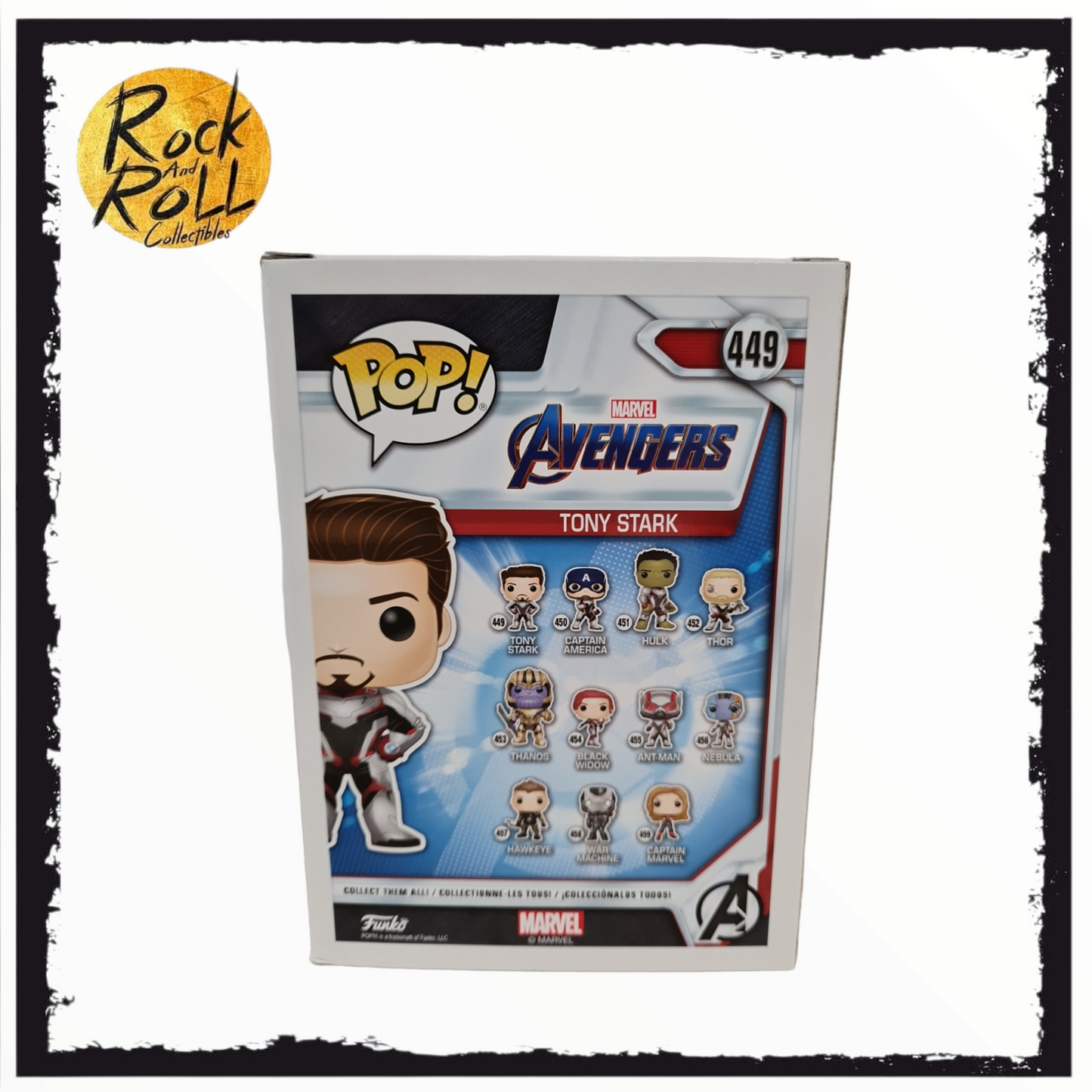 Marvel Avengers - Tony Stark Glow (Team Suit) Funko Pop! #449 Special Edition