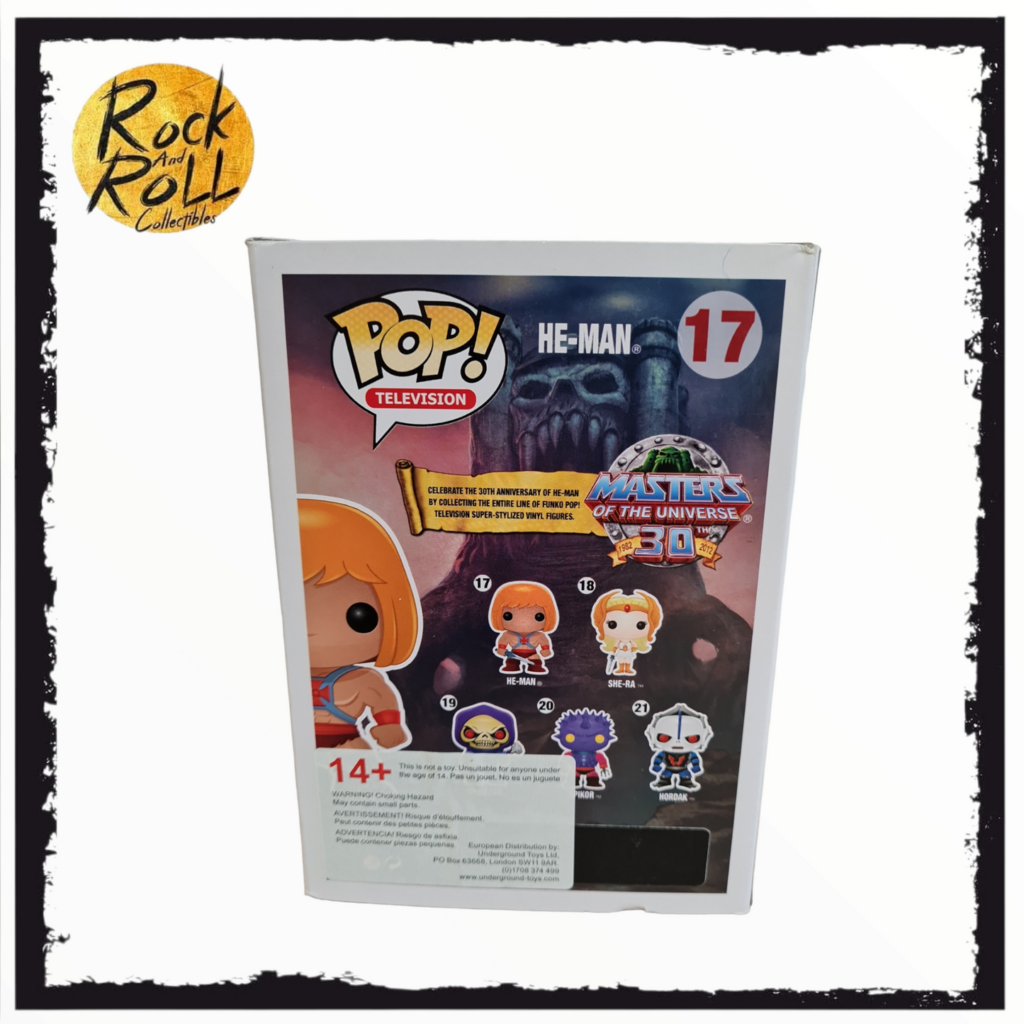 Masters Of The Universe - He-Man Funko Pop! #17 Condition 7/10