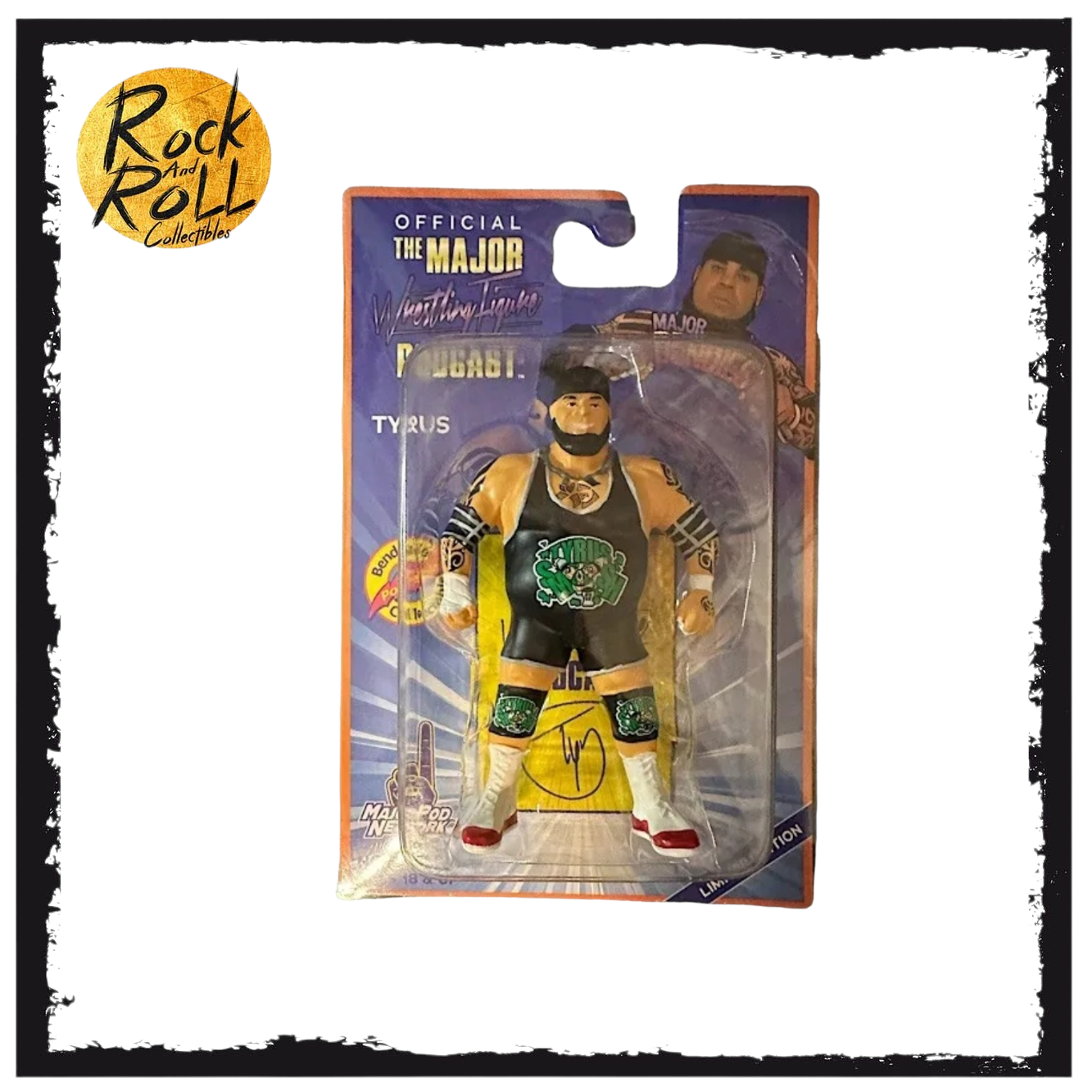 Tyrus MWFP Major Wrestling Figure Podcast Bendies Limited Editon