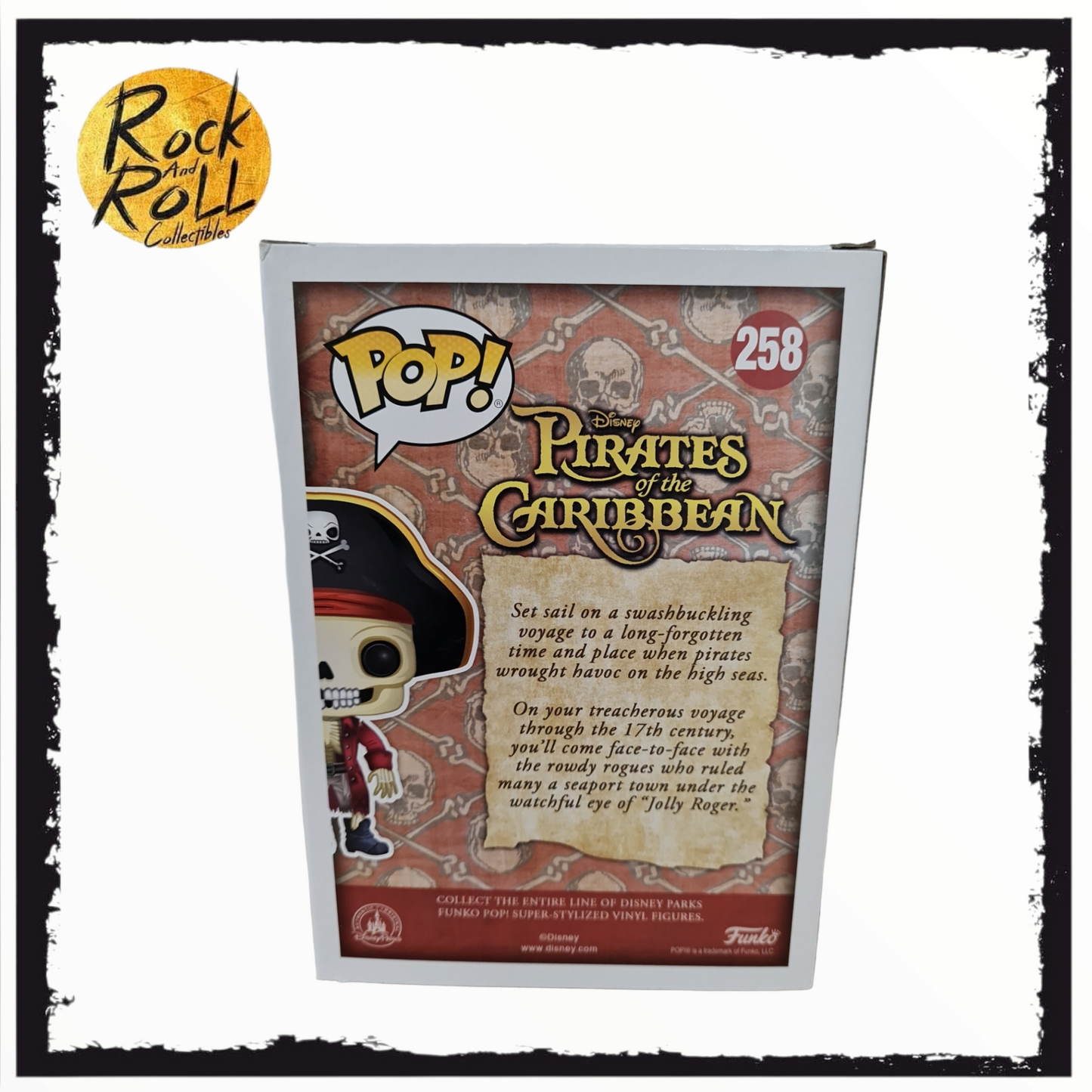 Pirates of the Caribbean - Jolly Rodger Glow In The Dark Funko Pop! #258 1000pcs LE