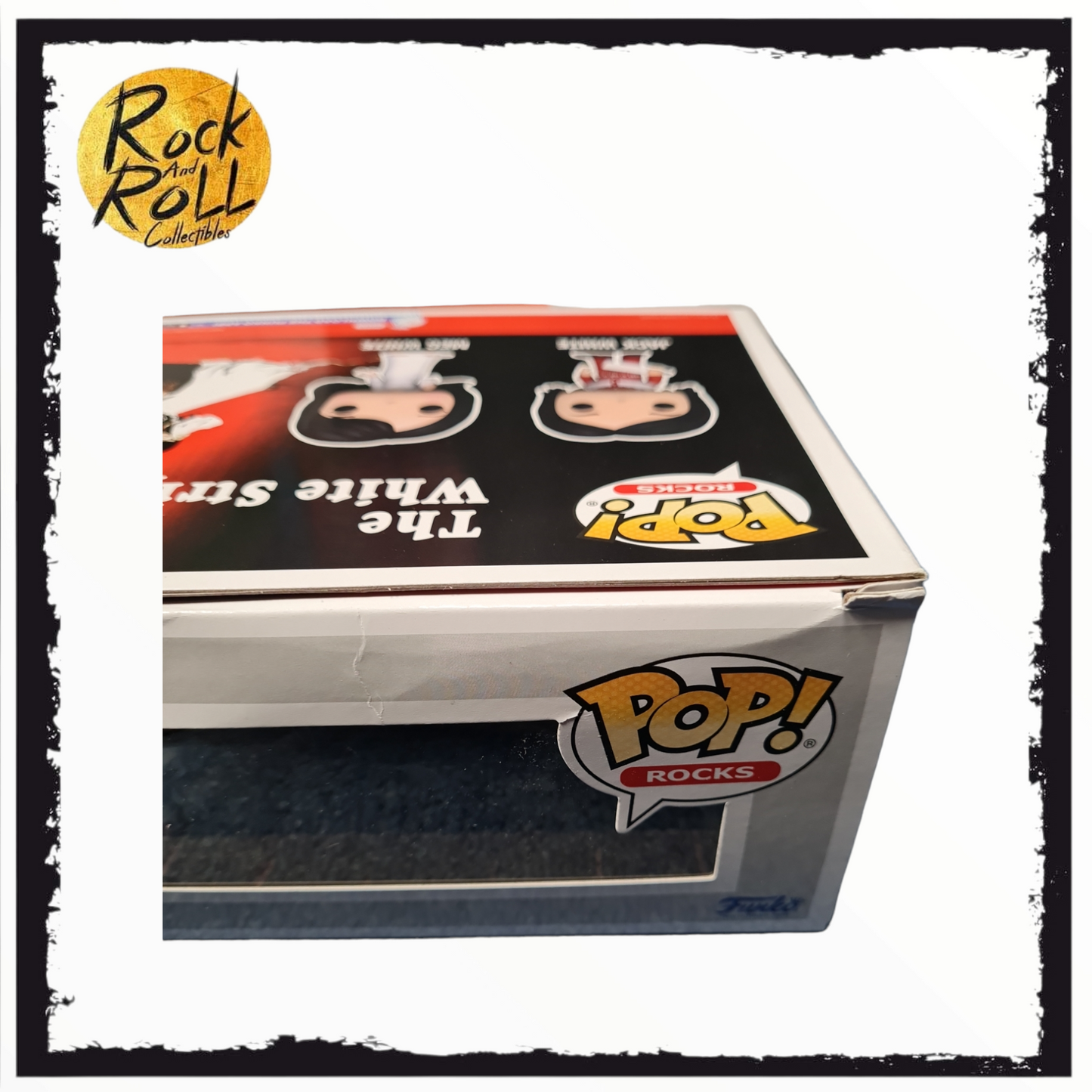 Jack White & Meg White - The White Stripes Funko Pop! 2 Pack *Not Mint Packaging*