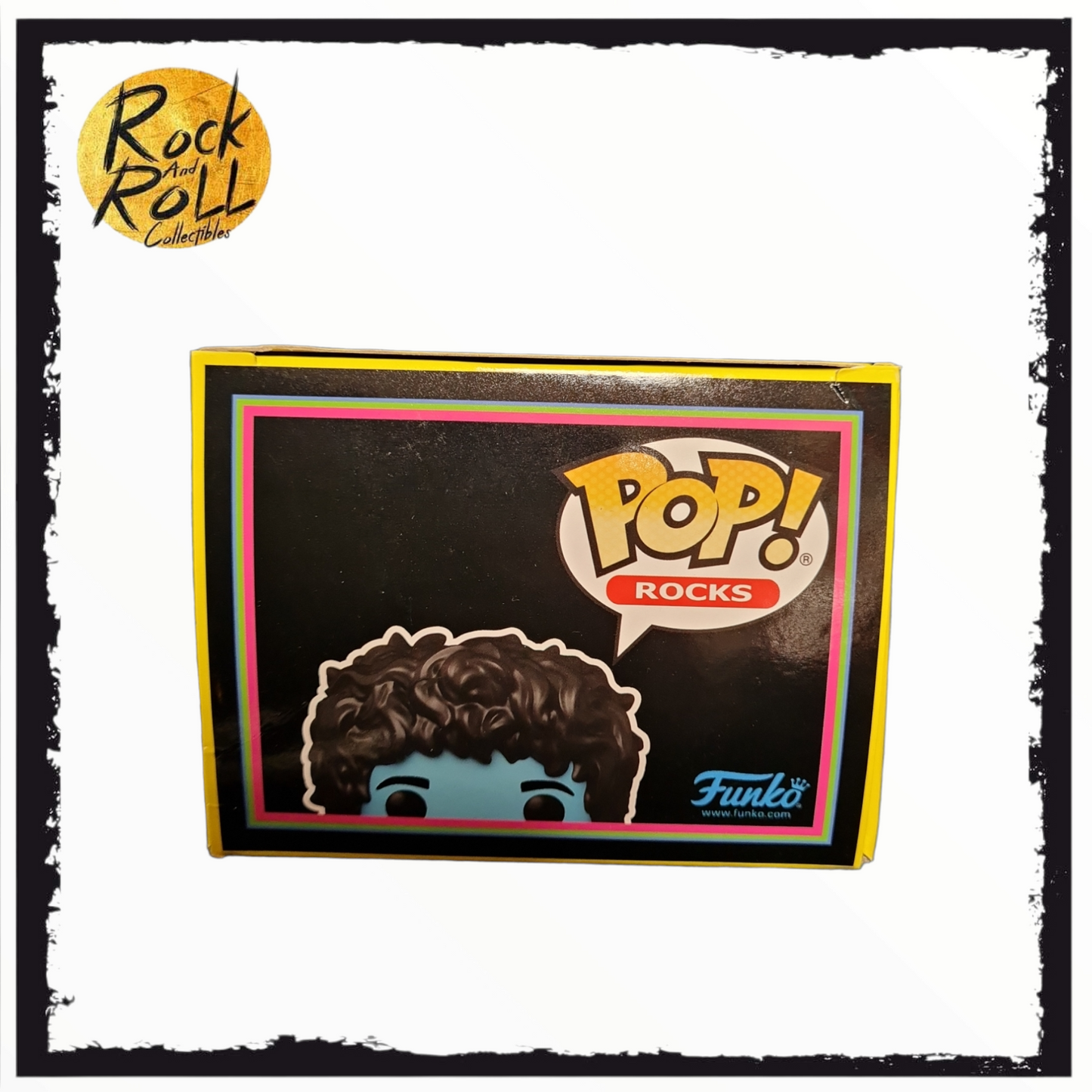 Box Damage - Jimi Hendrix Blacklight Funko Pop! (Blue) #239 Funko Shop Exclusive