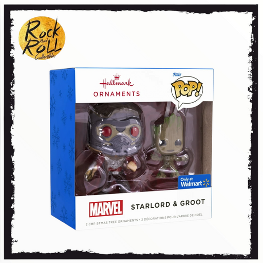 Hallmark Ornaments Funko Pop! - Marvel / Starlord & Groot - Walmart Exclusive