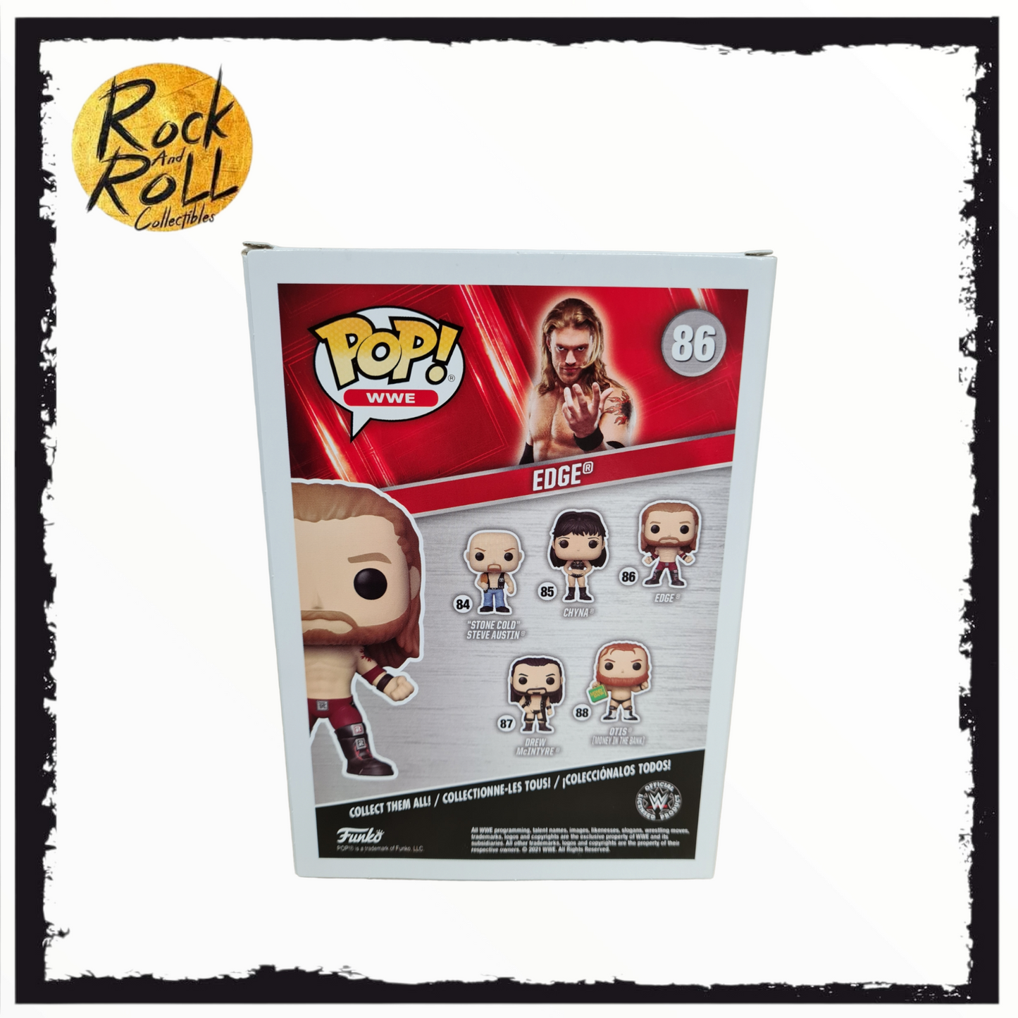 WWE Edge Signed Funko Pop! #86 - JSA COA