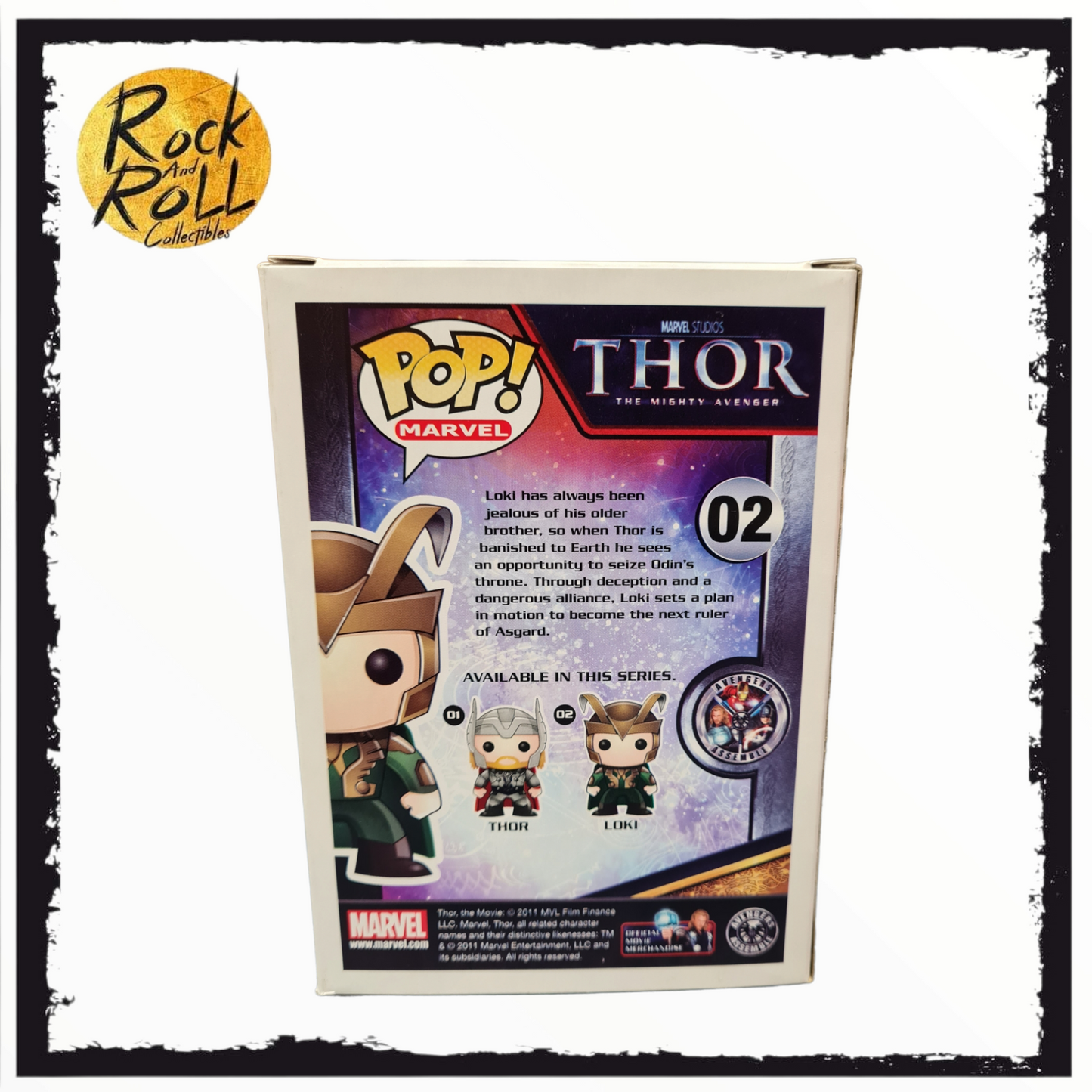 Marvel - Thor - Loki Funko Pop! #02 Condition 7.5/10