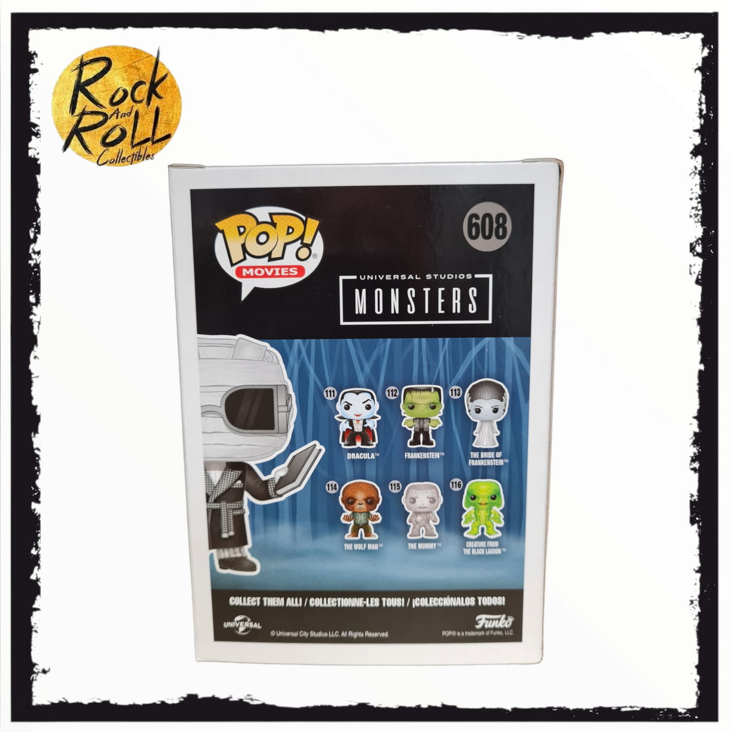 Universal Monsters - The Invisible Man (Black and White) Funko Pop! #608 Special Edition