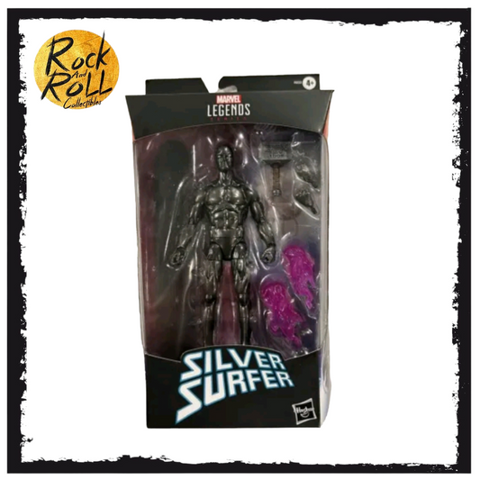 Marvel Legends "Obsidian Silver Surfer With Mjolnir Hammer