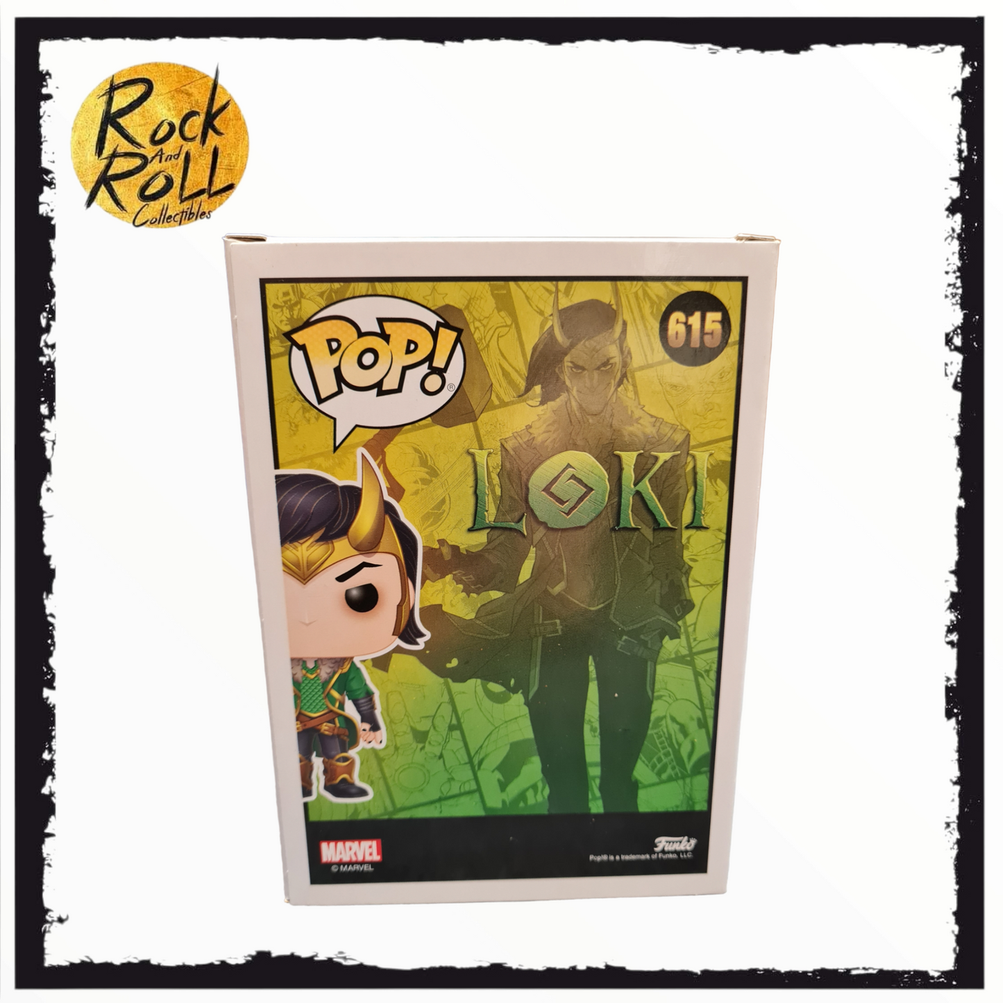 Marvel Loki (w/Mjölnir) Funko Pop! #615 PX Exclusive