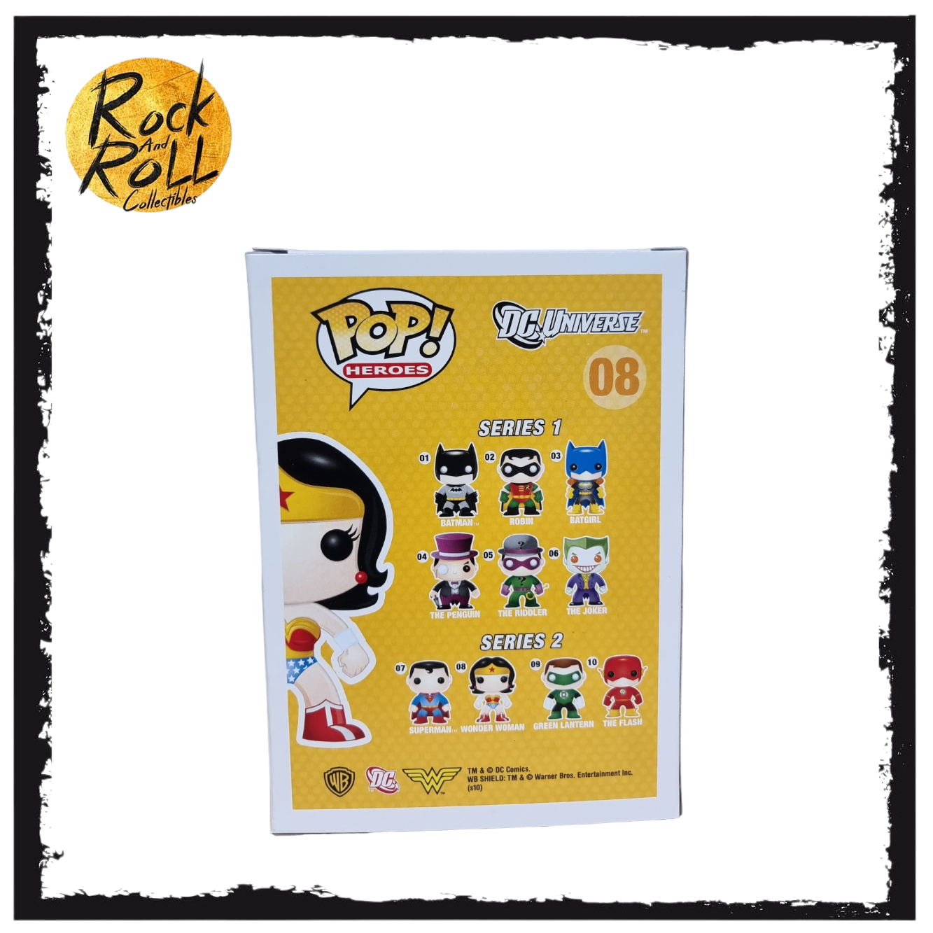 Wonder Woman #08 (Black and White) Funko Pop! DC Universe - NYCC / Toy Tokyo 2010 Exclusive LE240 Pcs Condition 8.75/10