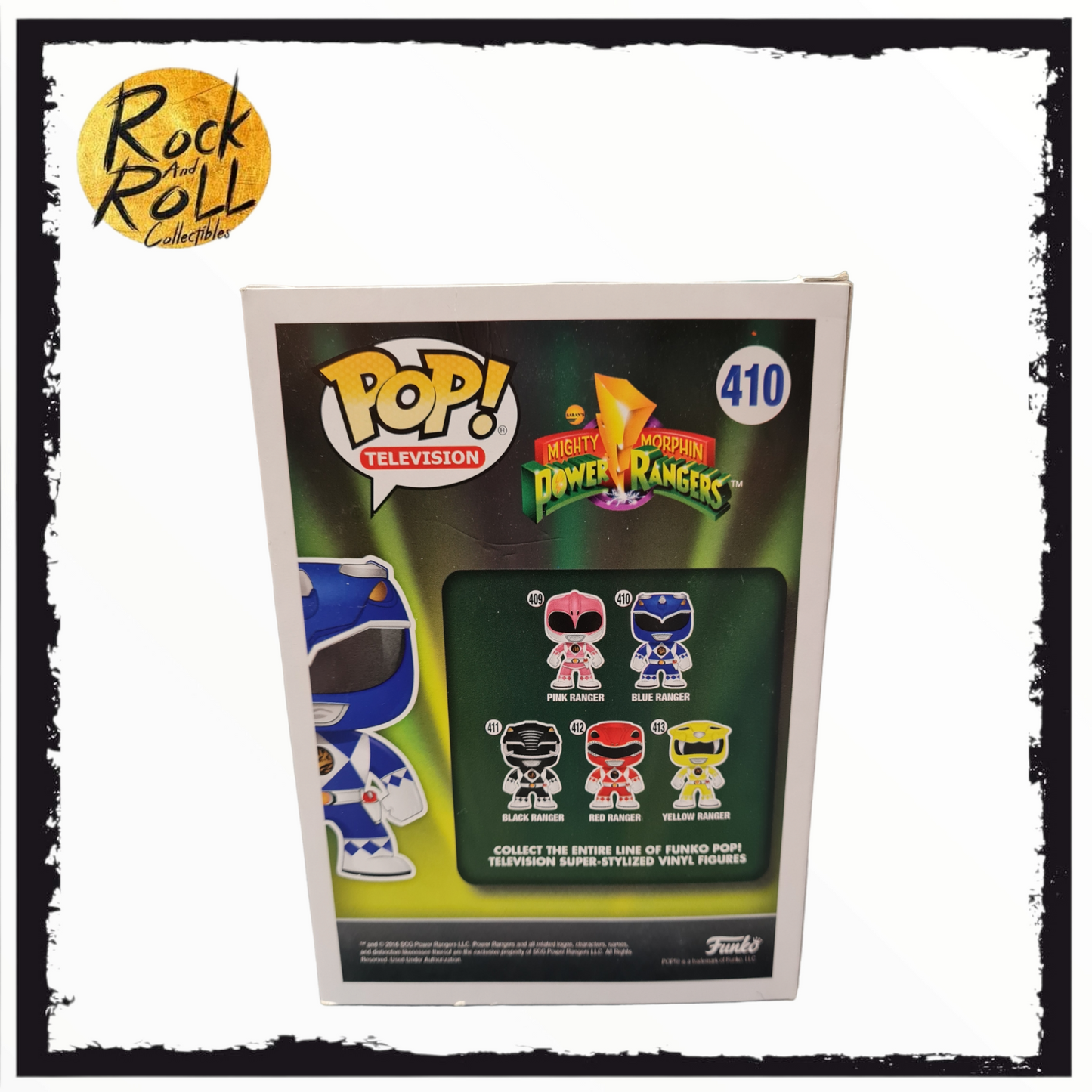 Power Rangers - Blue Ranger (Morphing) Funko Pop! #410 Condition 8.5/10