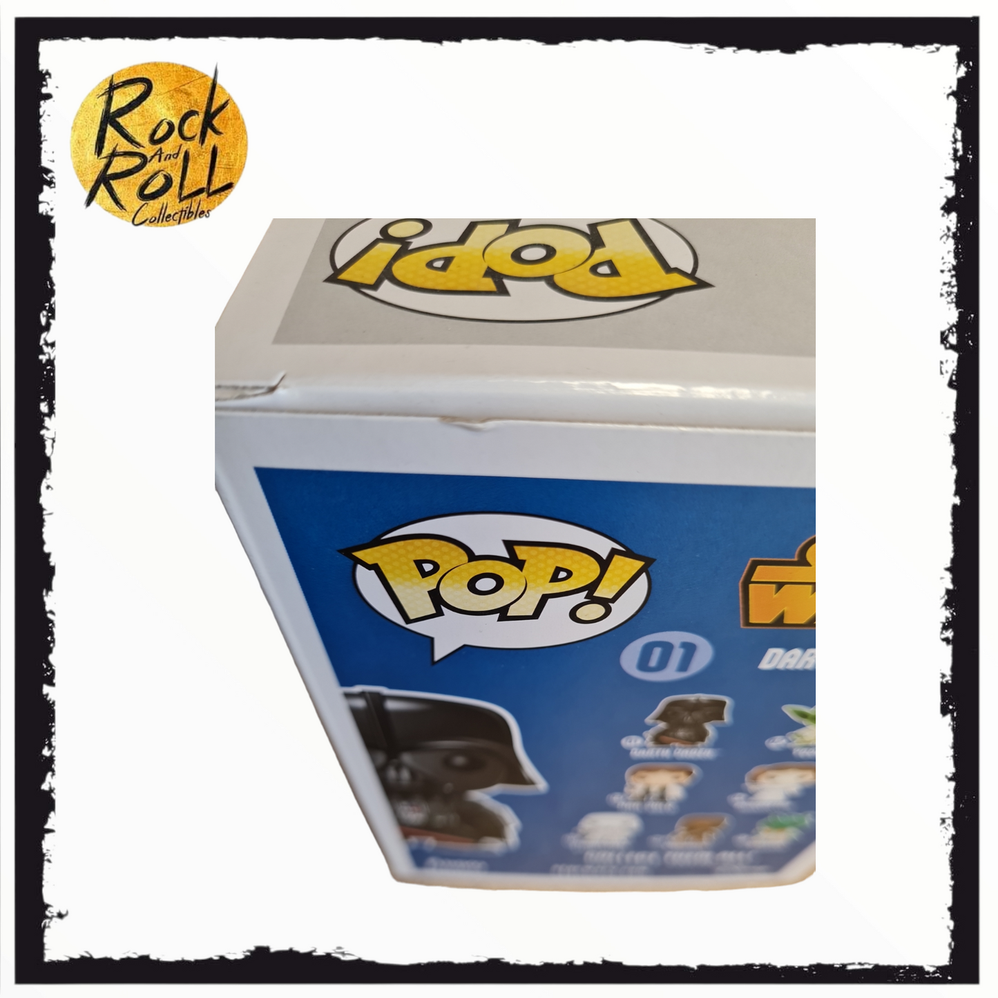 Star Wars - Darth Vader (Chrome) Funko Pop! #01 Condition 8.75/10