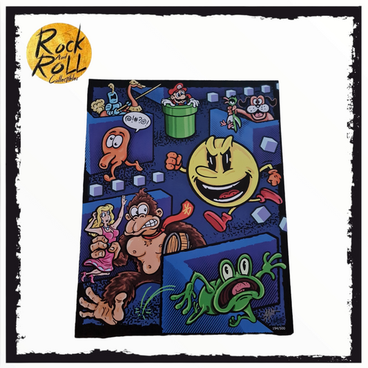 BAM! Nerd/Gamer Artist Signed Art Print LE 194/500