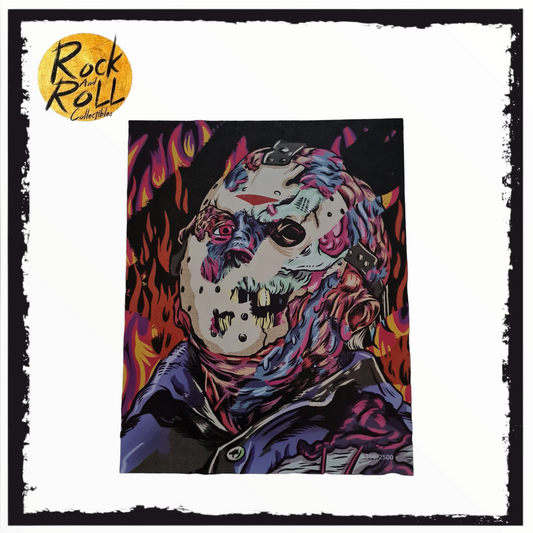 Jason Goes to Hell - Bam Horror Box 8x10 Artist Signed Art Print Travis Knight 1380/2500