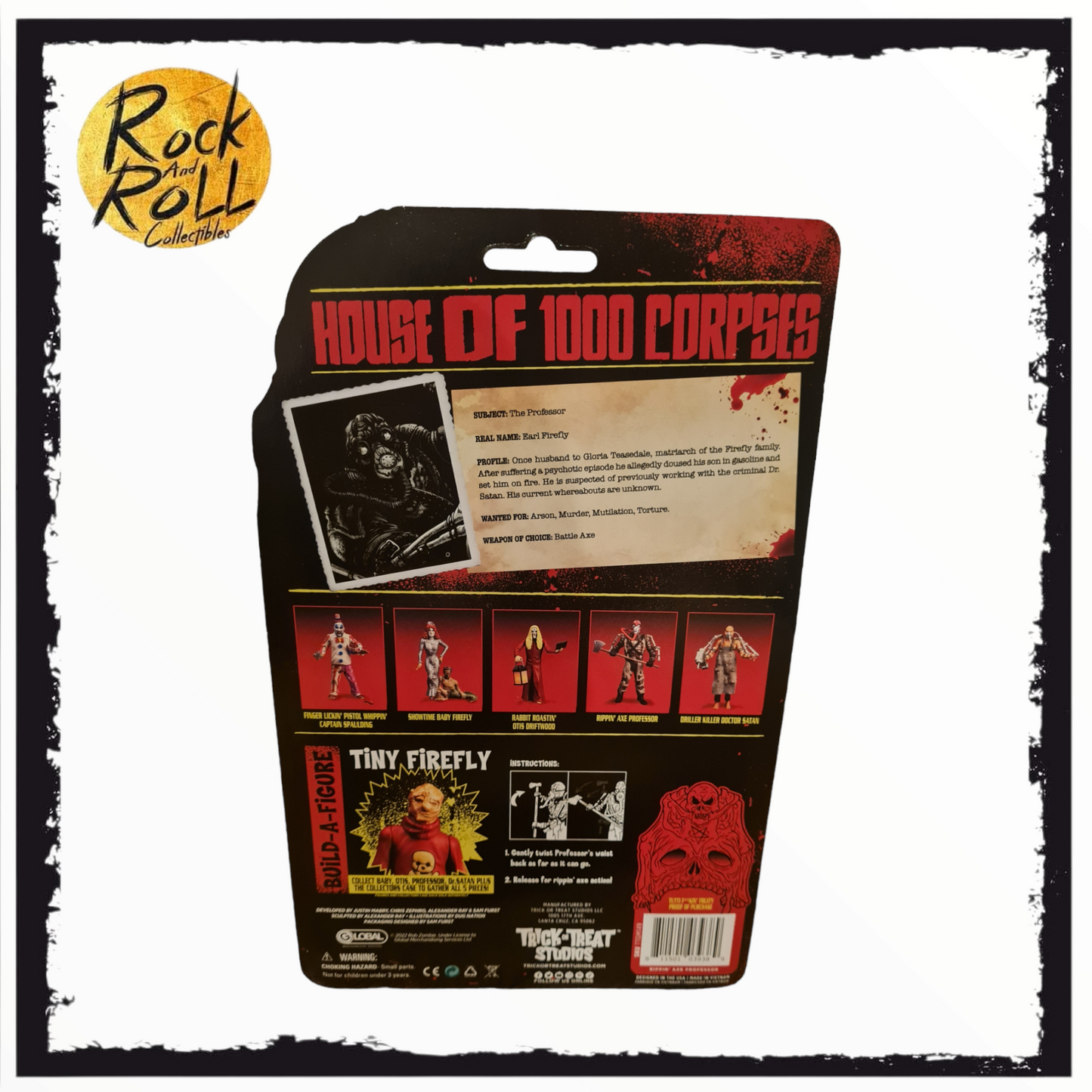 House Of 1000 Corpses - Rippin Axe Professor Action Figure