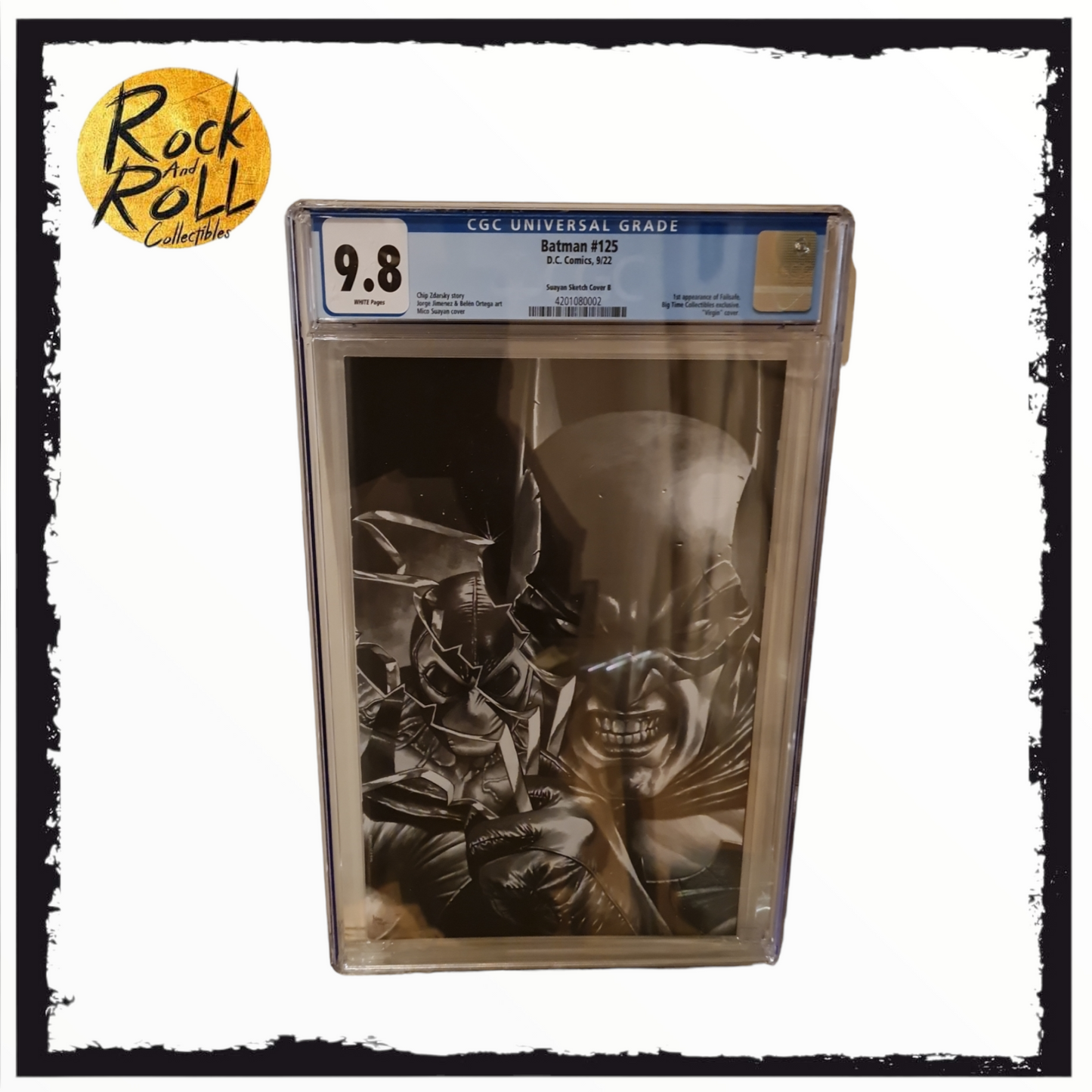 D.C Comics 9/22 - Batman #125 Suayan Sketch Cover B - CGC 9.8