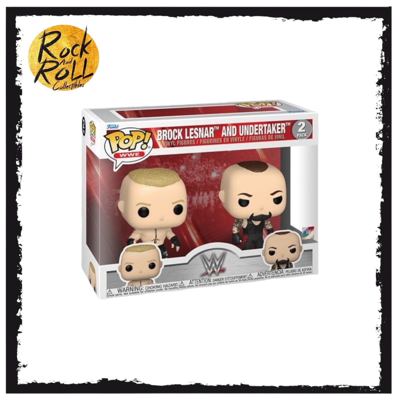 WWE Brock Lesnar and Undertaker Pop! Vinyl Figure 2-Pack