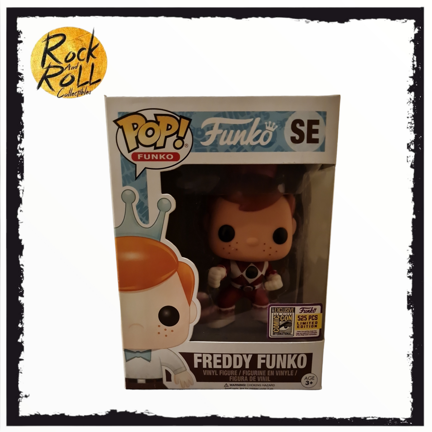Freddy Funko as Red Ranger Funko Pop! 2017 SDCC LE 525pcs. Condition 8.75/10