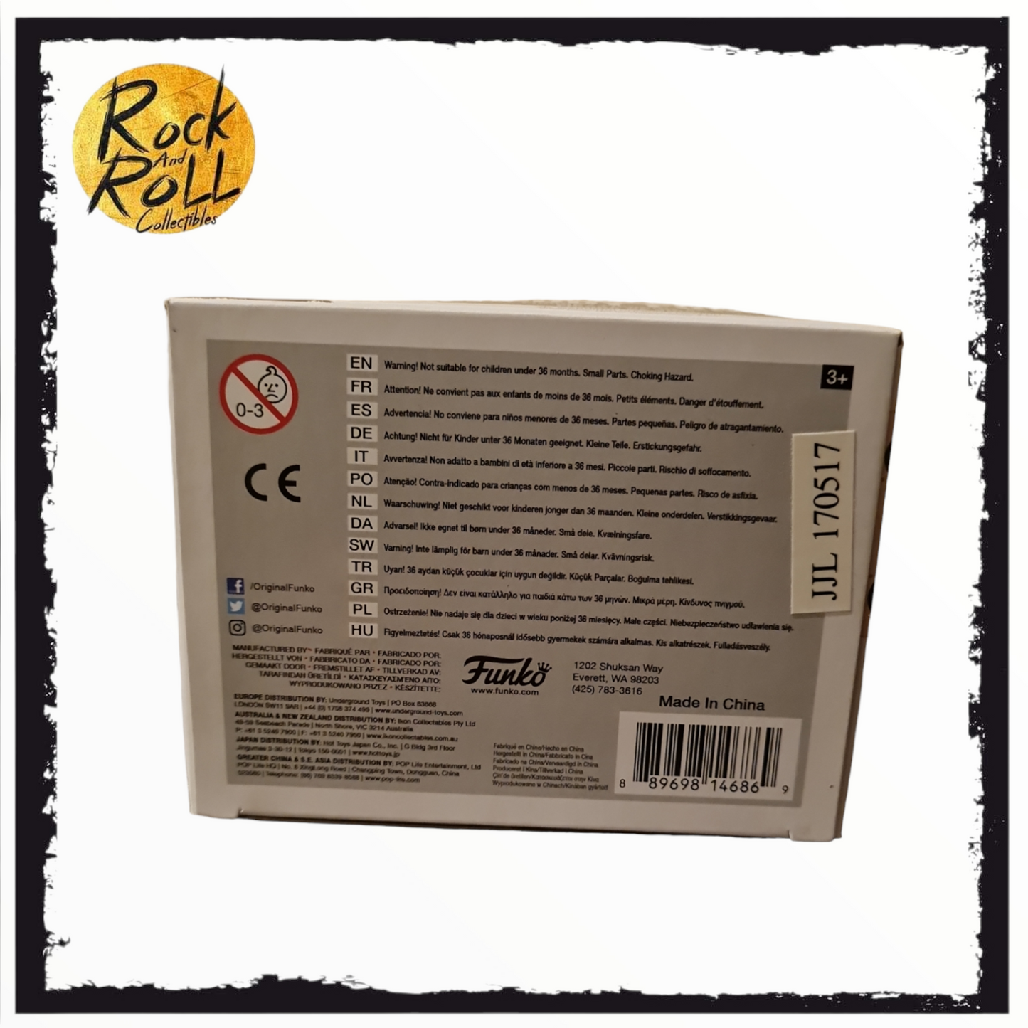 Freddy Funko as White Ranger Funko Pop! - SDCC 2017 LE 525pcs. Condition 9/10