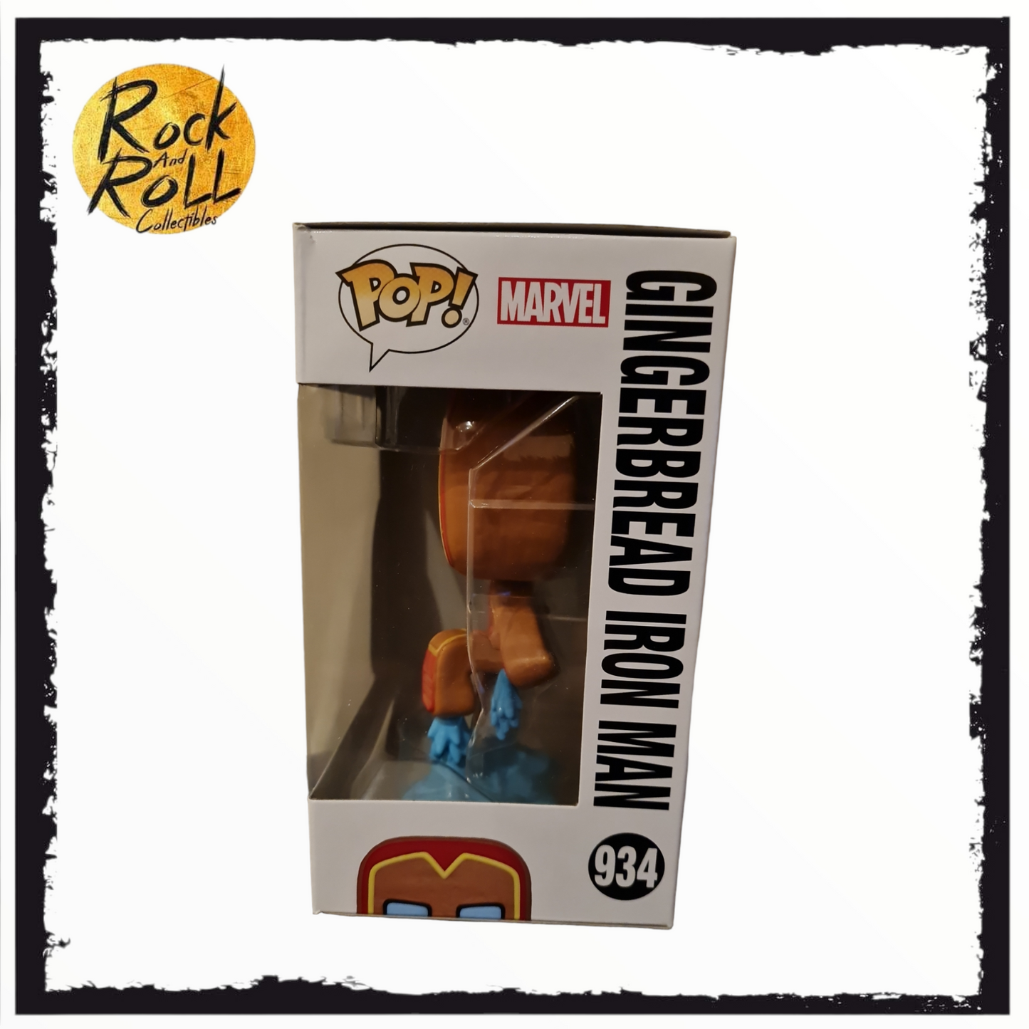 Marvel - Gingerbread Iron Man Funko Pop! #934 Condition 8.5/10