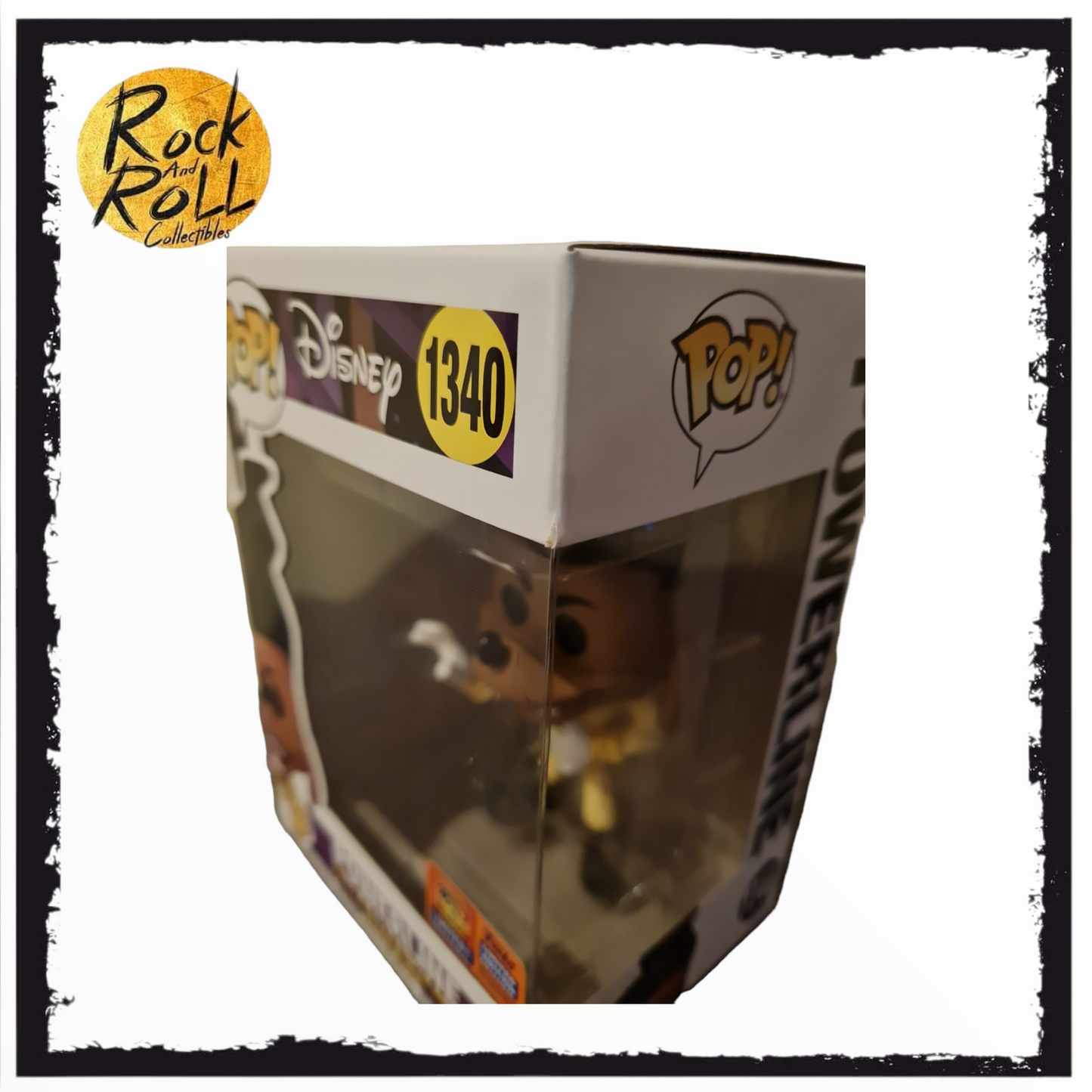 (Not Mint Box) A Goofy Movie - Powerline (Dancing) Funko Pop! #1340 2013 Wondercon Official Sticker