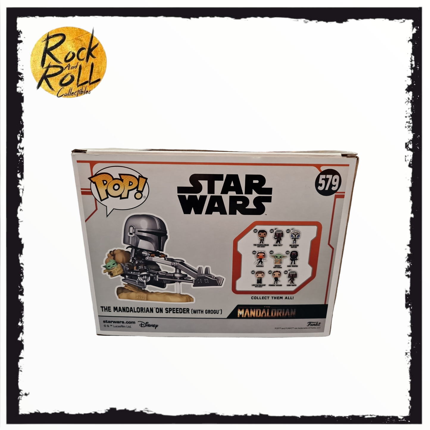 Star Wars - The Mandalorian On Speeder (w/Grogu) Funko Pop! #579