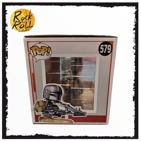 Star Wars - The Mandalorian On Speeder (w/Grogu) Funko Pop! #579