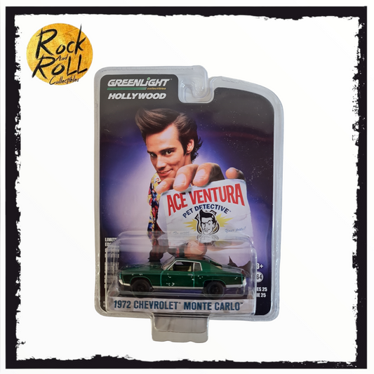 Green Light Collectibles Hollywood - Ace Ventura 1972 Chevrolet Monte Carlo (Chase Green Variant)